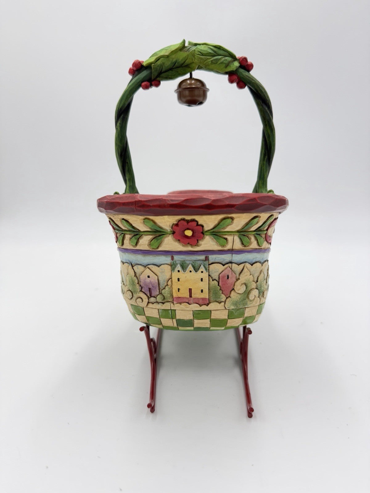 Jim Shore Heartwood Creek Sleigh Bells Ring Christmas Tabletop Figurine