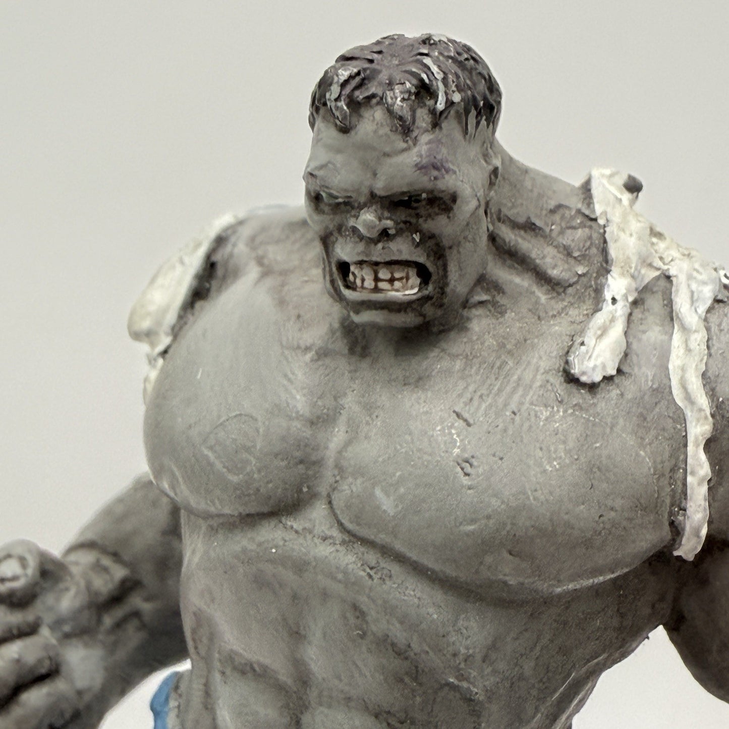 TM &2007 Marvel The Hulk 4”Grey Variant Classic Figurine Diecast Metal AUM/5316