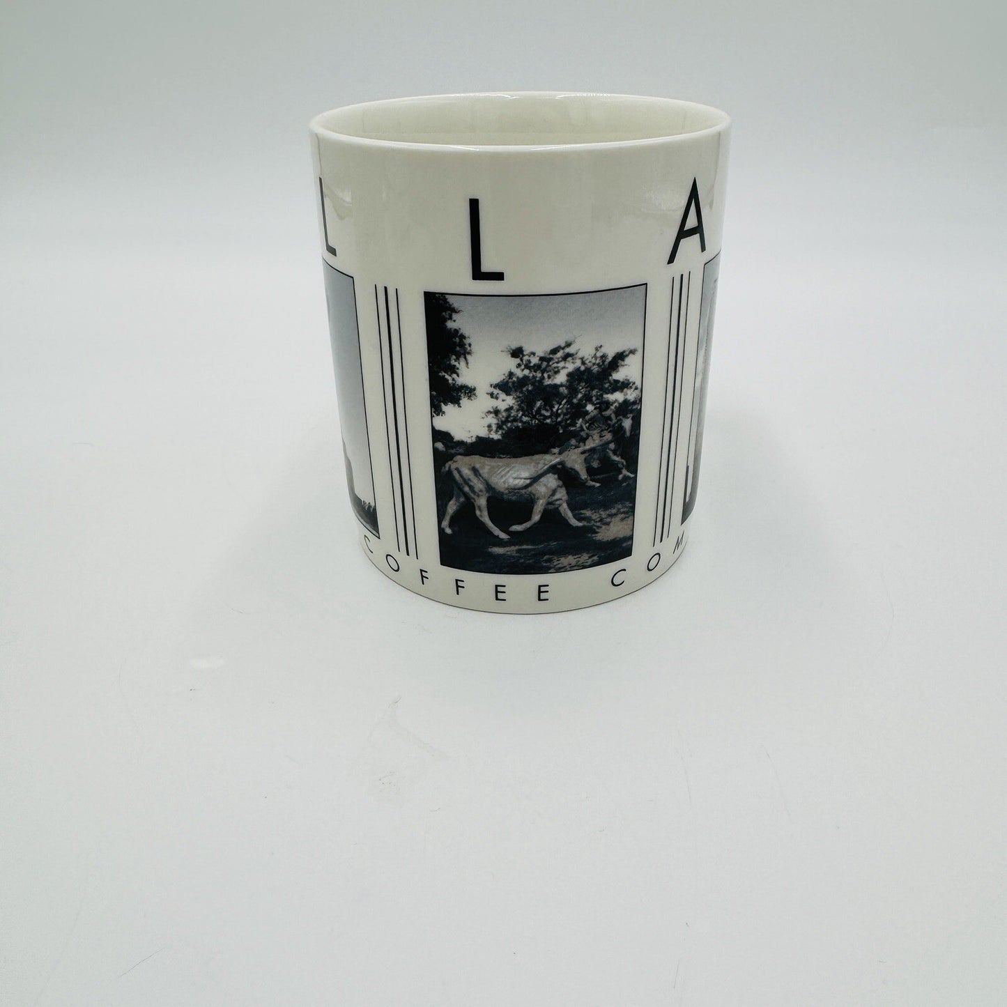 Starbucks Coffee Mug "Dallas" 2005" Barista - City Scenes Ceramic Large
