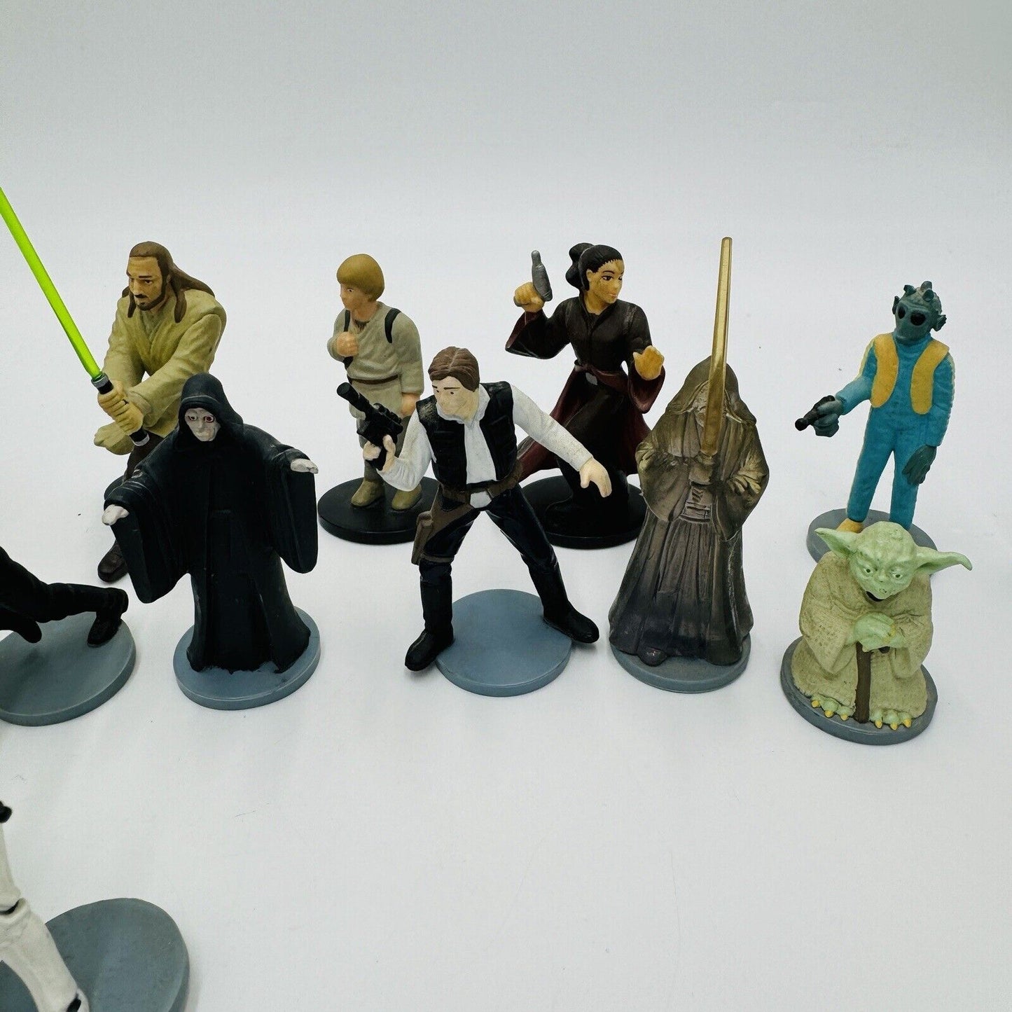 Vintage Applause Star Wars Figurines with Stand 1999 Lot 22 Pieces