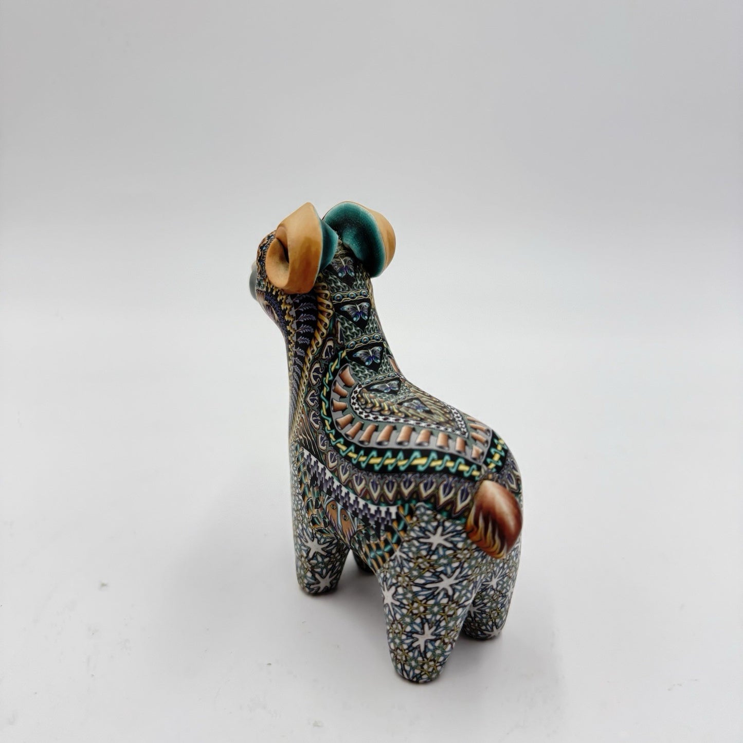 Jon Stuart Anderson Polymer Clay Ram Signed 2007 GOAT Figurine Signed