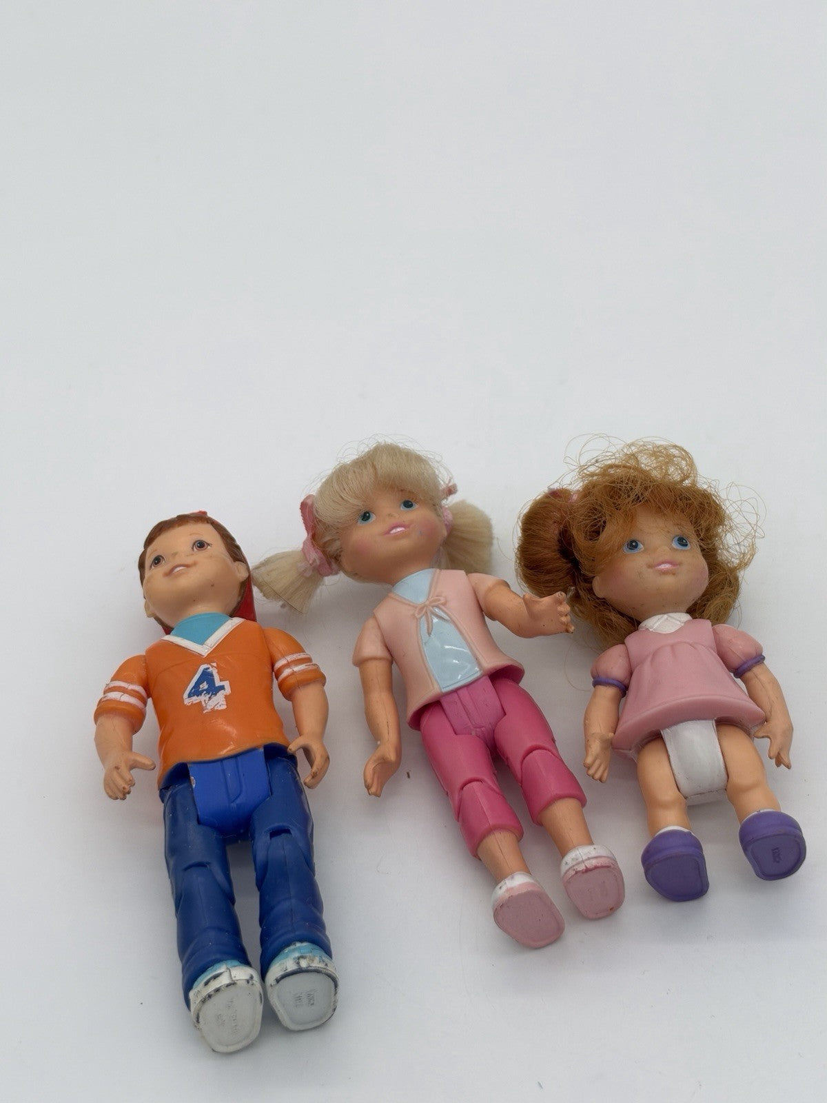 2002 Fisher price loving family siblings dollhouse dolls figurines Vintage Rare