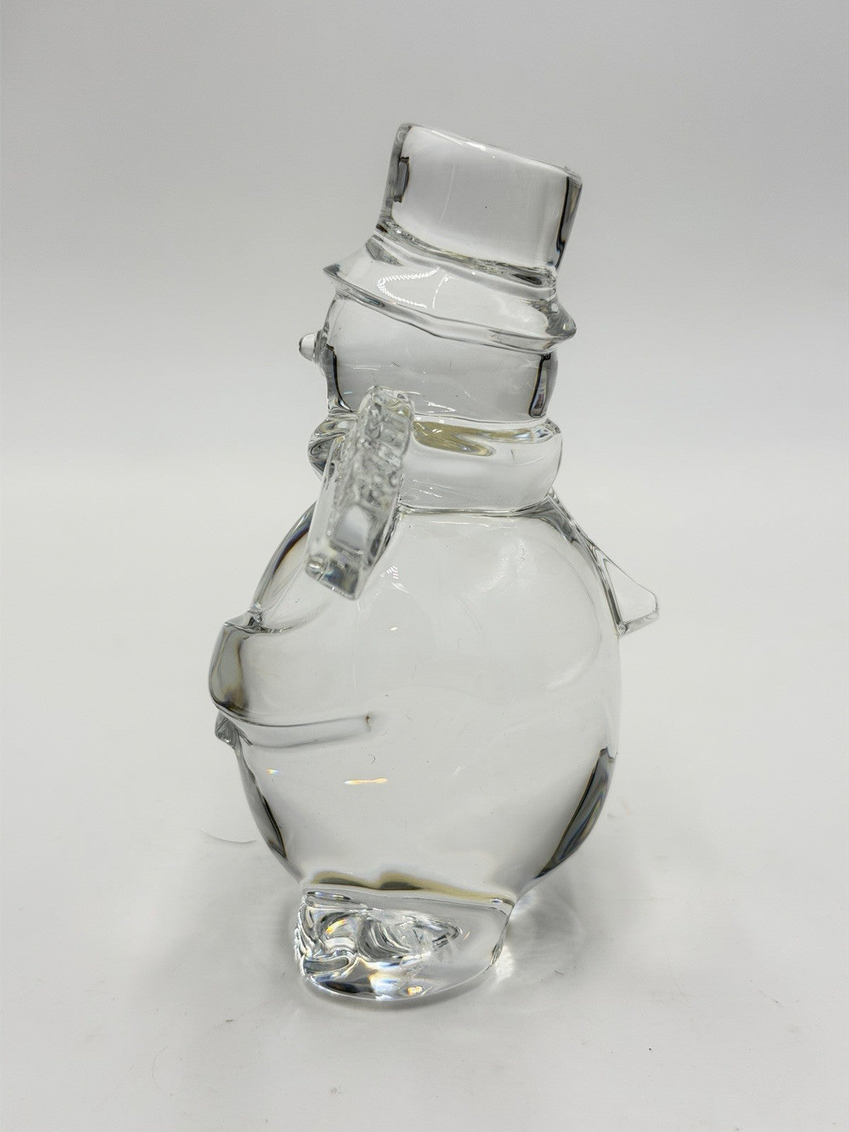 Baccarat France Crystal Snowman Figurine NOEL Christmas 4” Figurine Decor