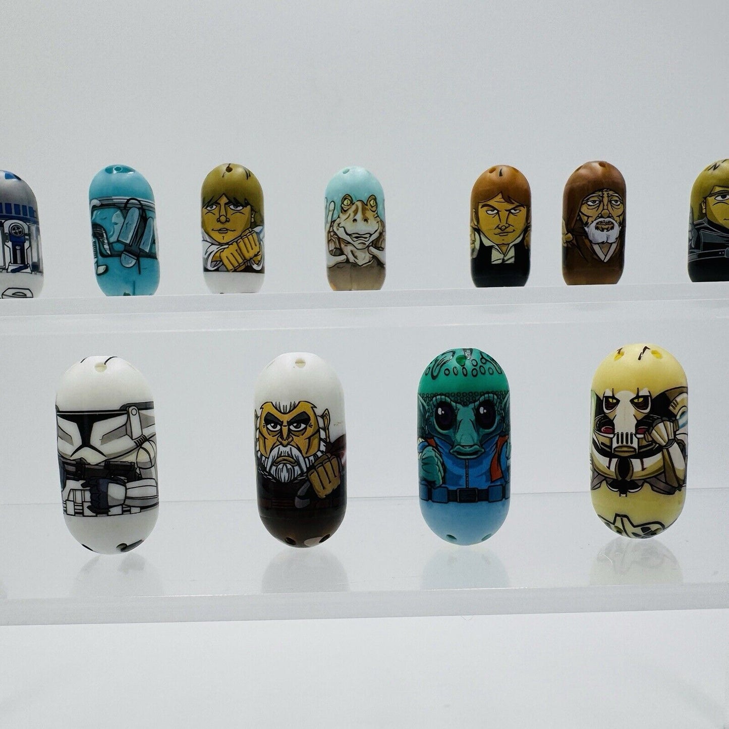 Star Wars Mighty Beanz Lot 26 Anakin Skywalker Yoda Trooper Darth Vader Vintage