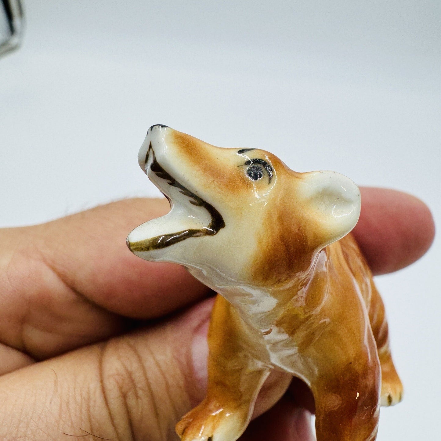 Hagen Renaker Bear Miniature Porcelain Figurine Rare Nature Tiny Cute