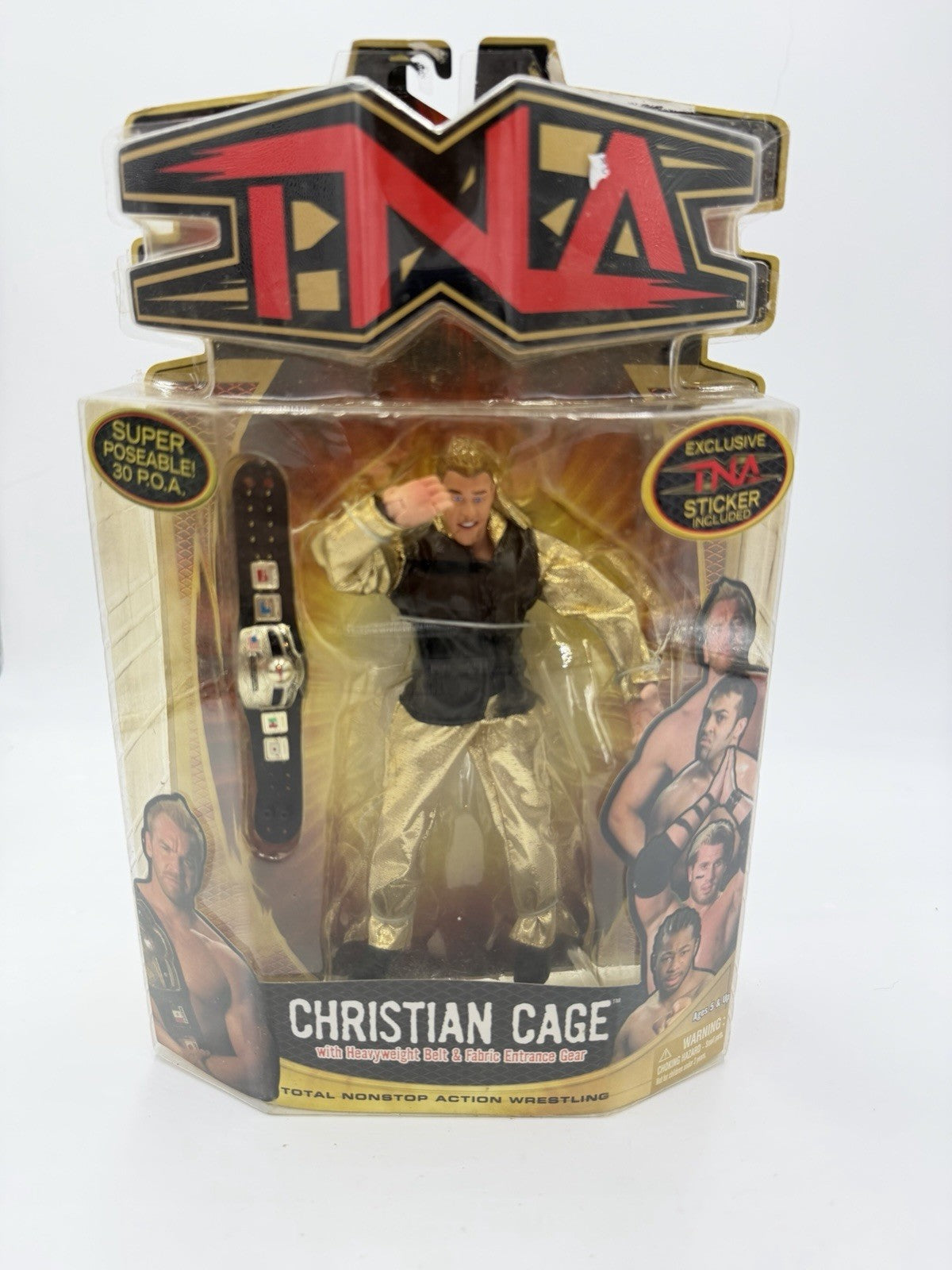 TNA Impact Christian Cage Wrestling Action Figure Series 6 COMPLETE AEW WWE