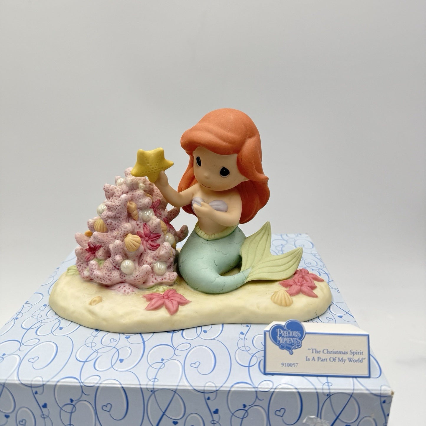 Precious Moments Disney Christmas Spirit is a Part of My World Ariel Figurine