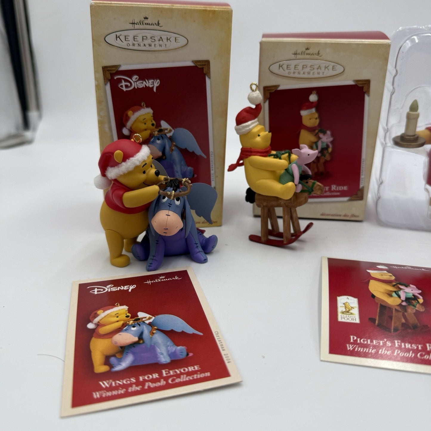 Hallmark Keepsake Winnie The Pooh Tigger Piglet Eeyore Ornaments Christmas Set 4