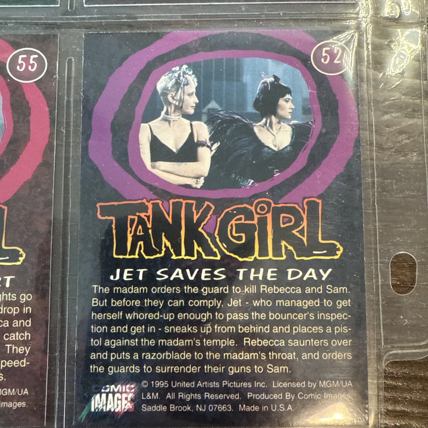 TANK GIRL 1995 Movie Trading Cards Medallion Card 0896 Set Of 10 Cards 1995