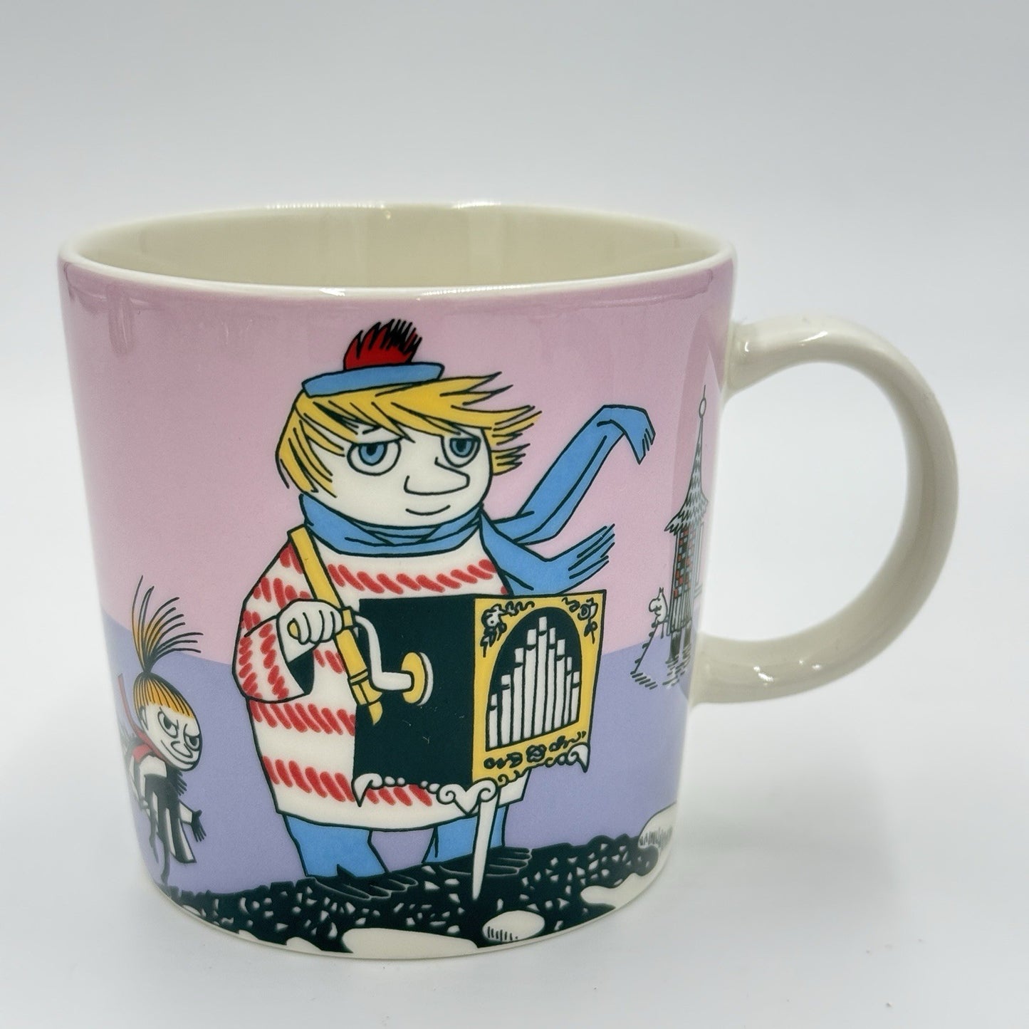 Moomin Tooticky Violet Little My and Moomin Coffee Mug By Arabia Porcelain