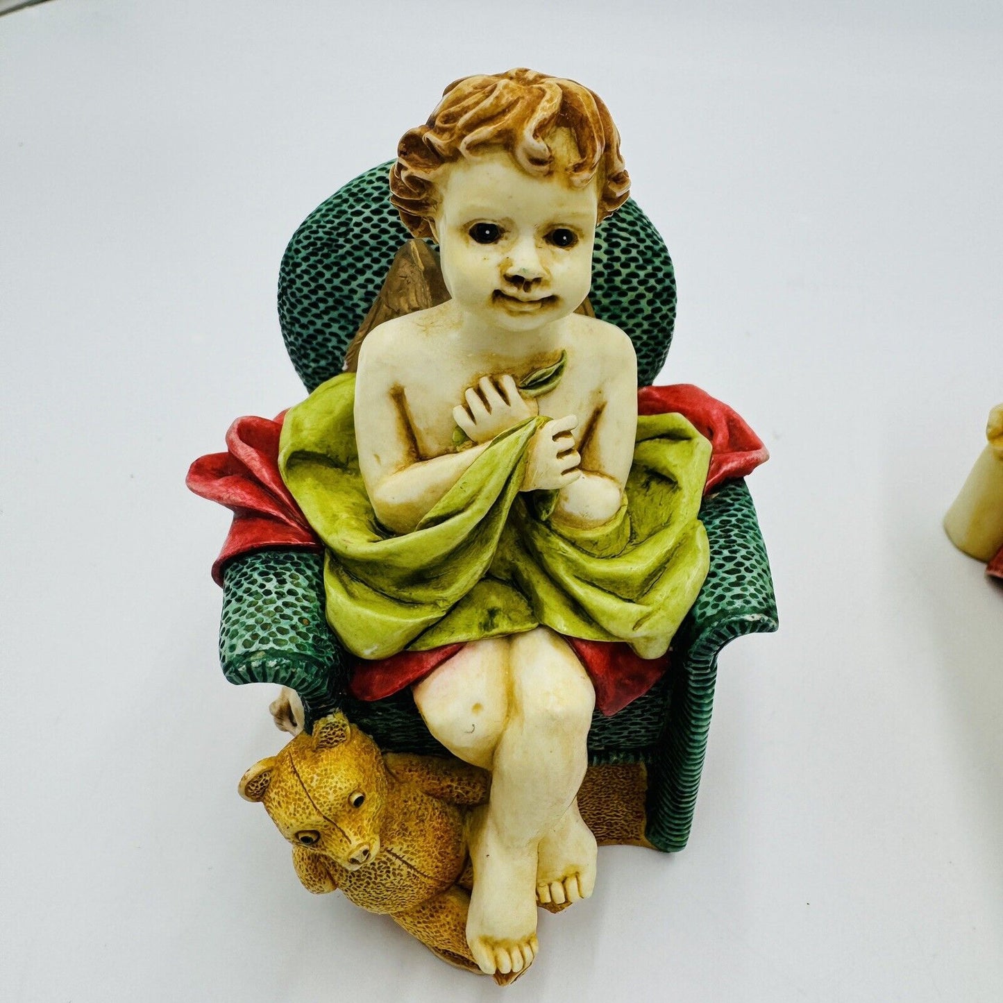 Harmony kingdom Angelique joyeaux noel pastille set Trinket Box Figurine Vintage