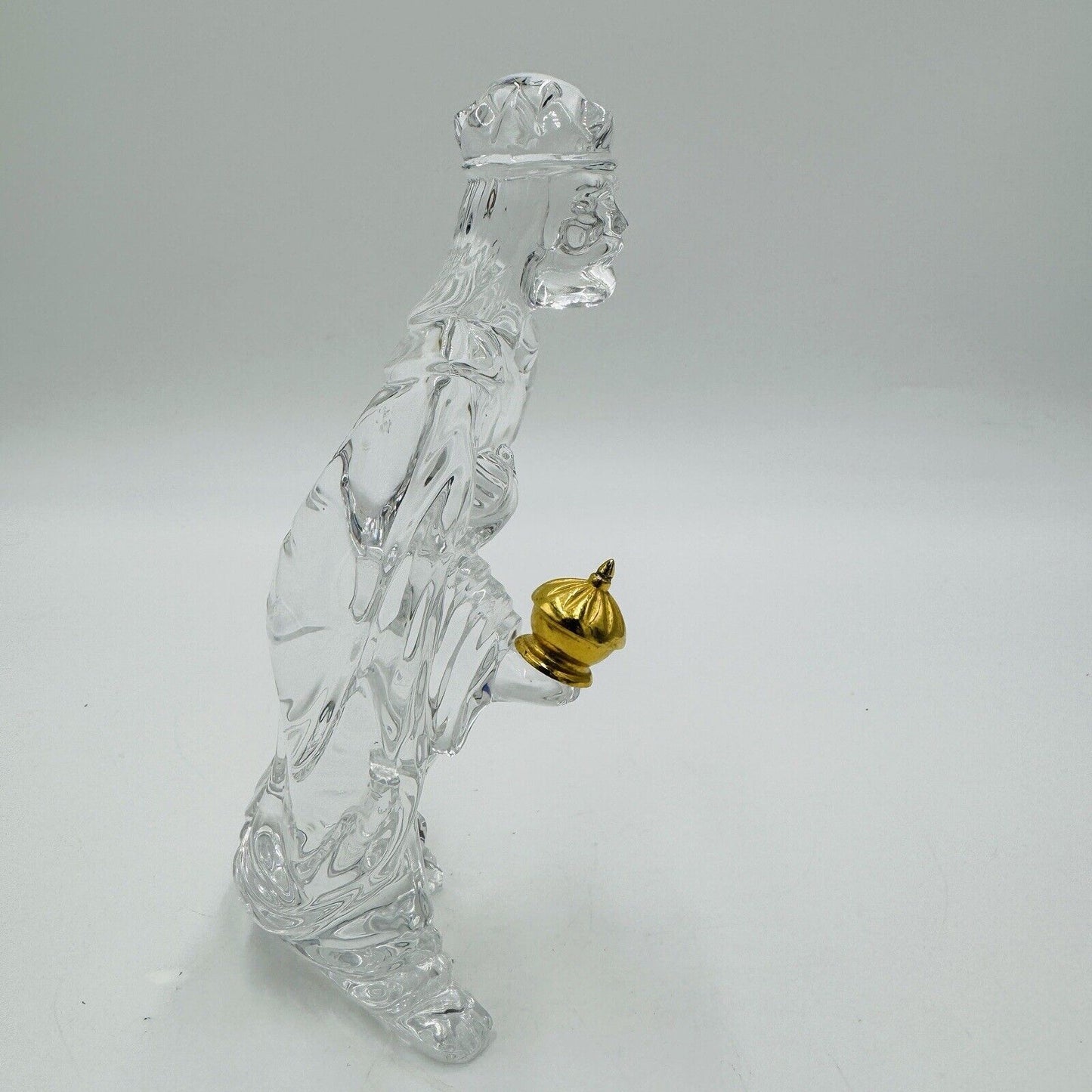 Waterford Crystal Millennium Nativity Wiseman King Gaspar Gold Wise Man Figurine