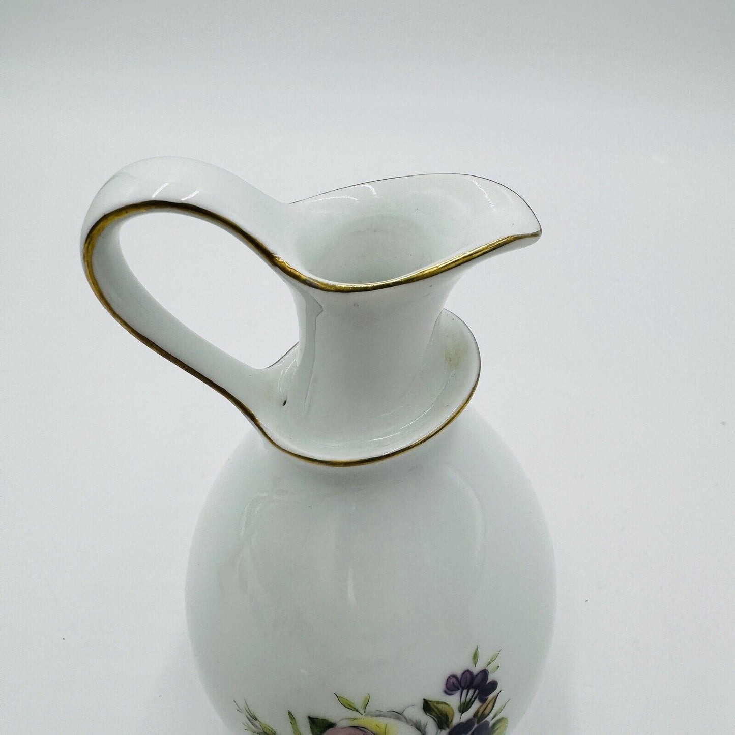 Bing & Grondahl Denmark Fluted Oil Vinegar 197 Floral Porcelain Rare Vintage 7"
