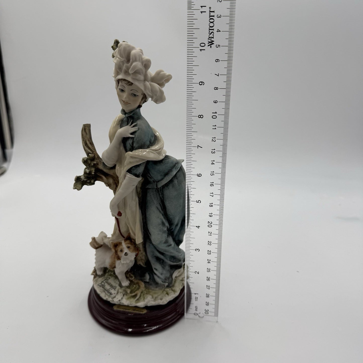 Giuseppe Armani Italy Gloria With Little Dog (Broken Branch)Sculpture 1993 Rare