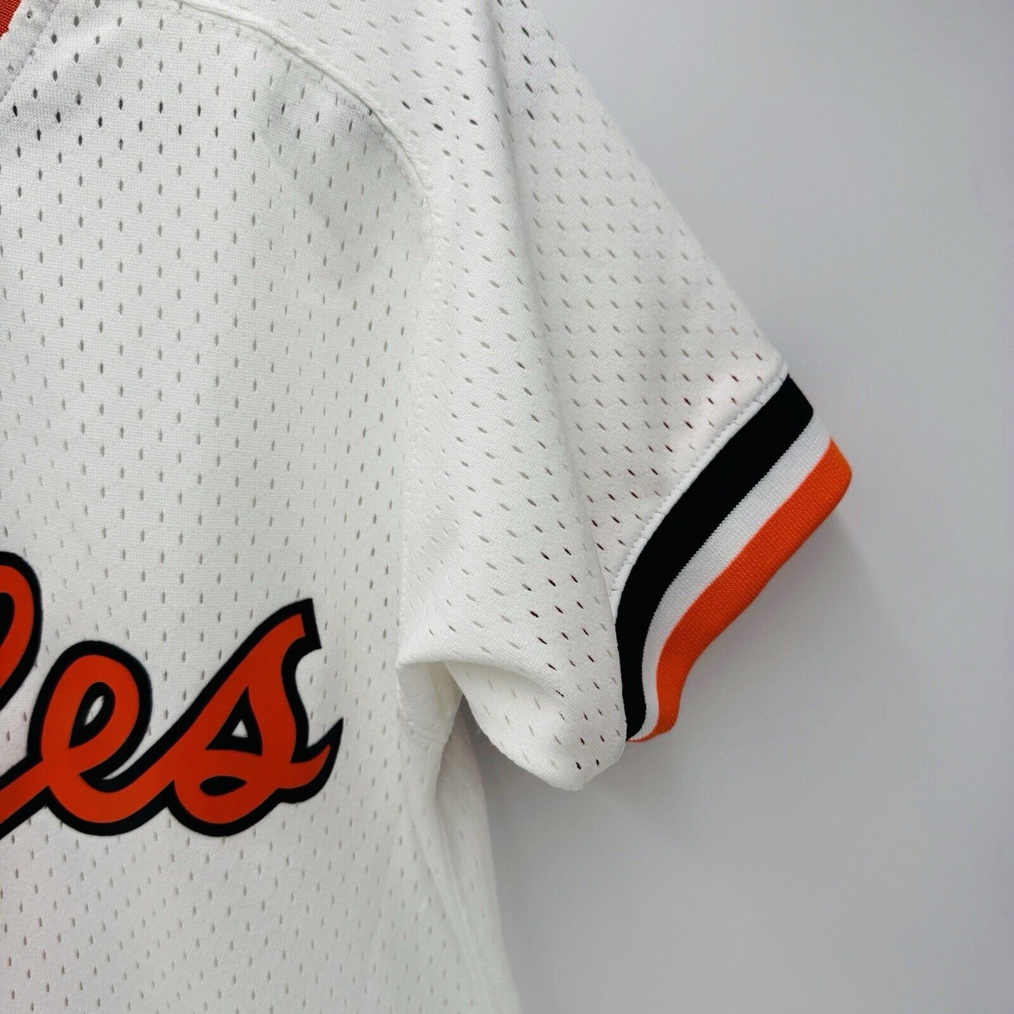 Mitchell & Ness 1985 Baltimore Orioles Cal Ripken Jr. BP Jersey Sz S 36 # 8