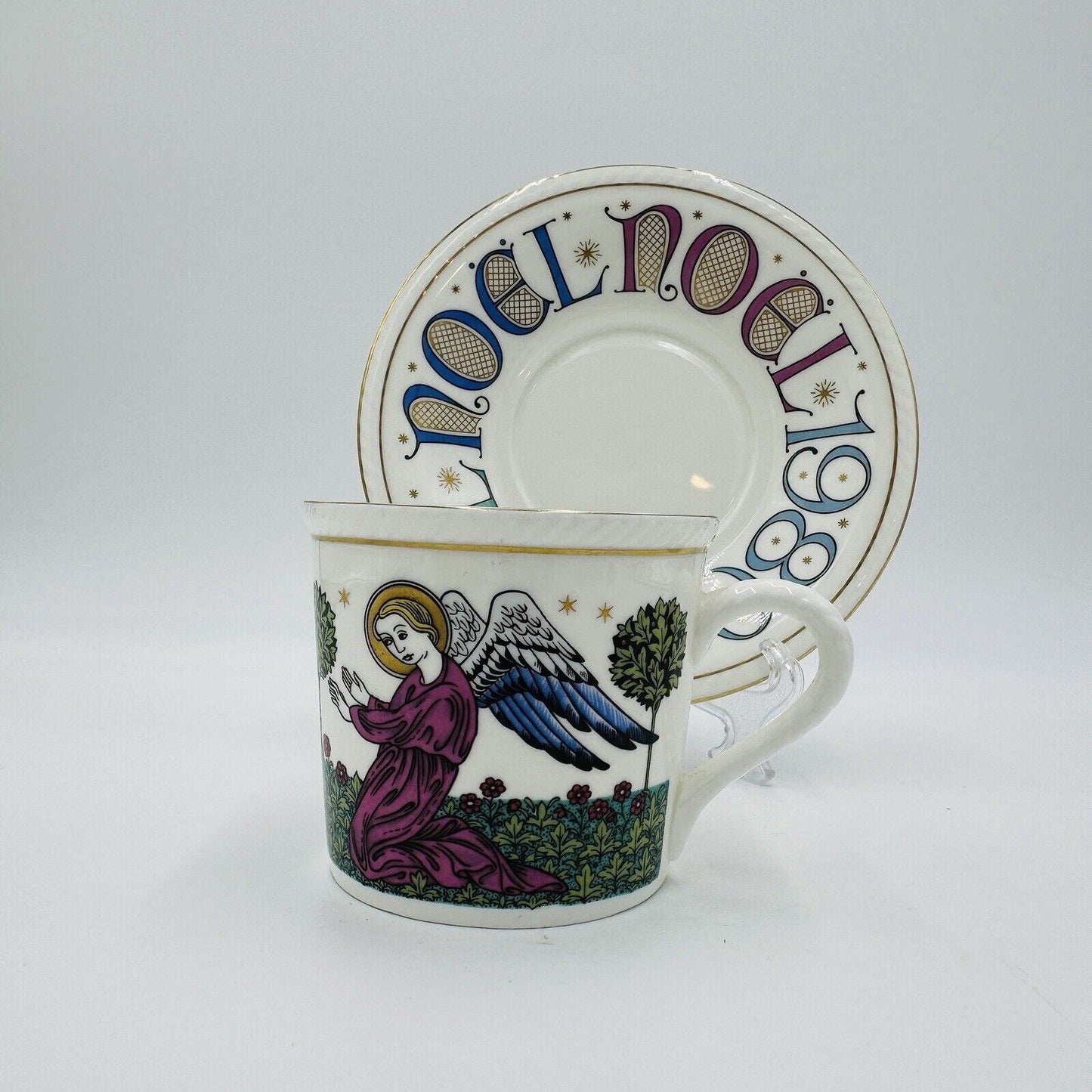 Royal Doulton The Annunciation Limited Edition Teacup & Saucer Porcelain Vintage