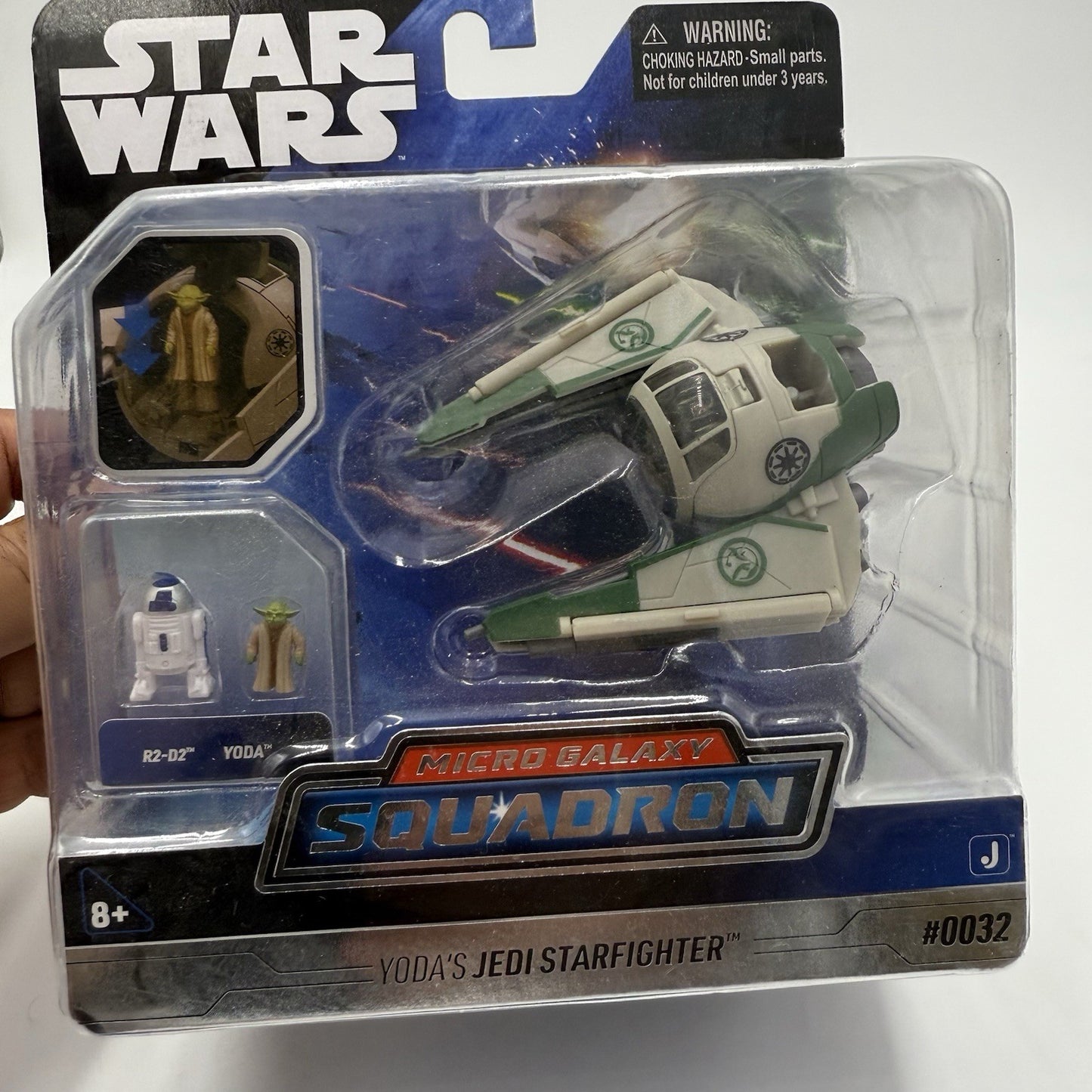 Star Wars Micro Galaxy Squadron Yoda's Jedi Starfighter Series 2 #0032 Miniature