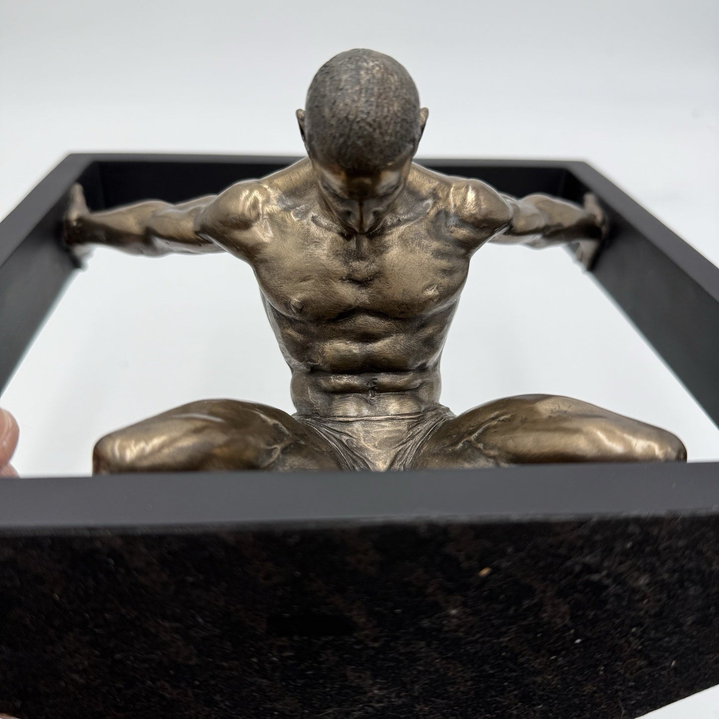 Veronese Design Modern Male Statue Man Sculpture Man Inside Frame 8x8 Figurine