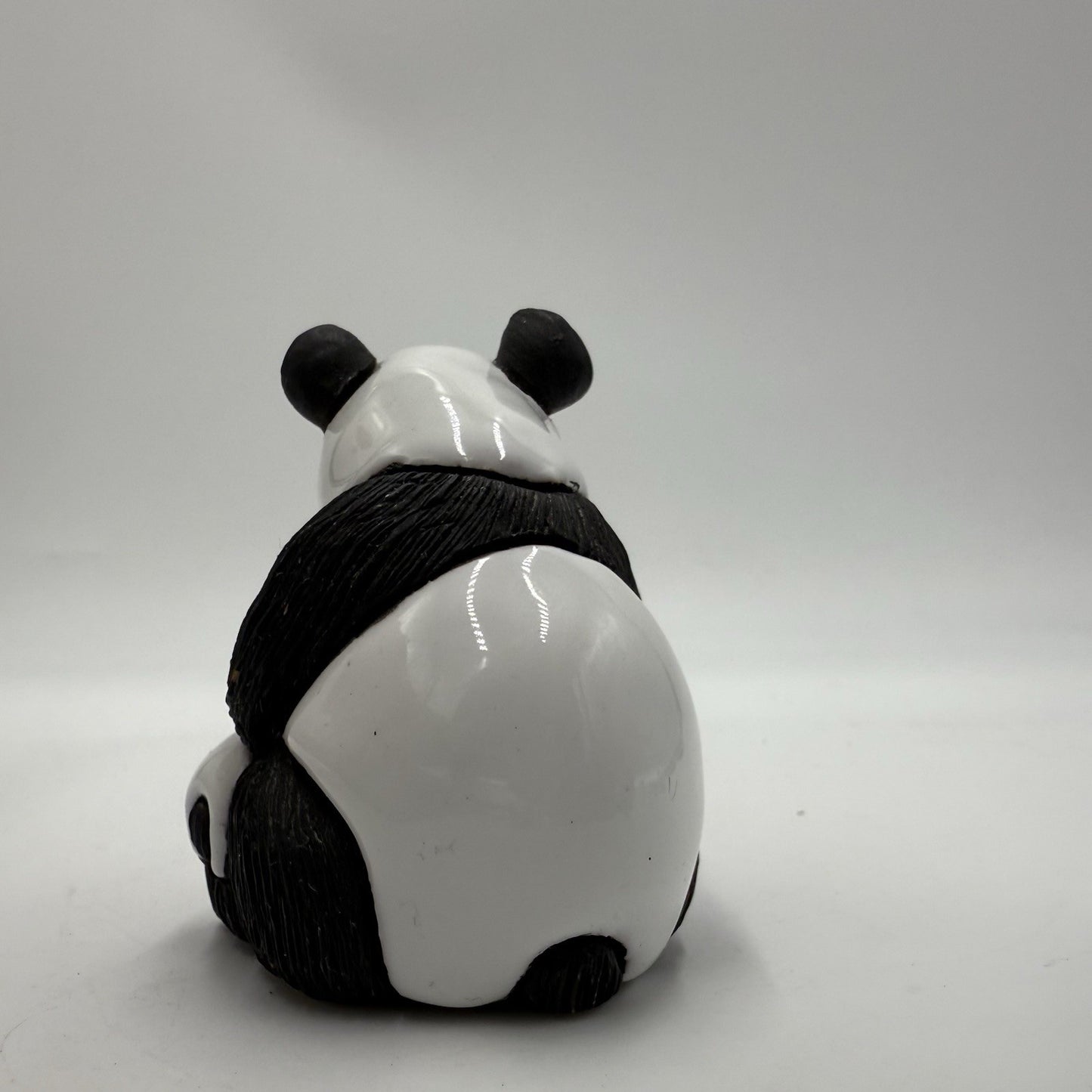 Vintage LEPS Peru Pottery Rinconada Panda Mama Bear & Cub Figurine