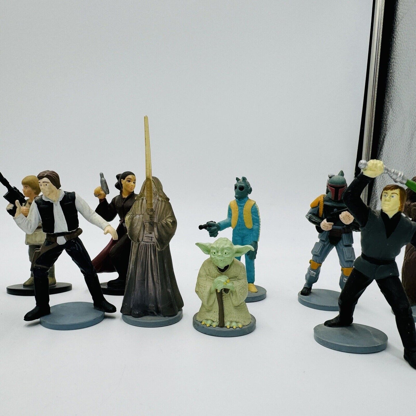 Vintage Applause Star Wars Figurines with Stand 1999 Lot 22 Pieces