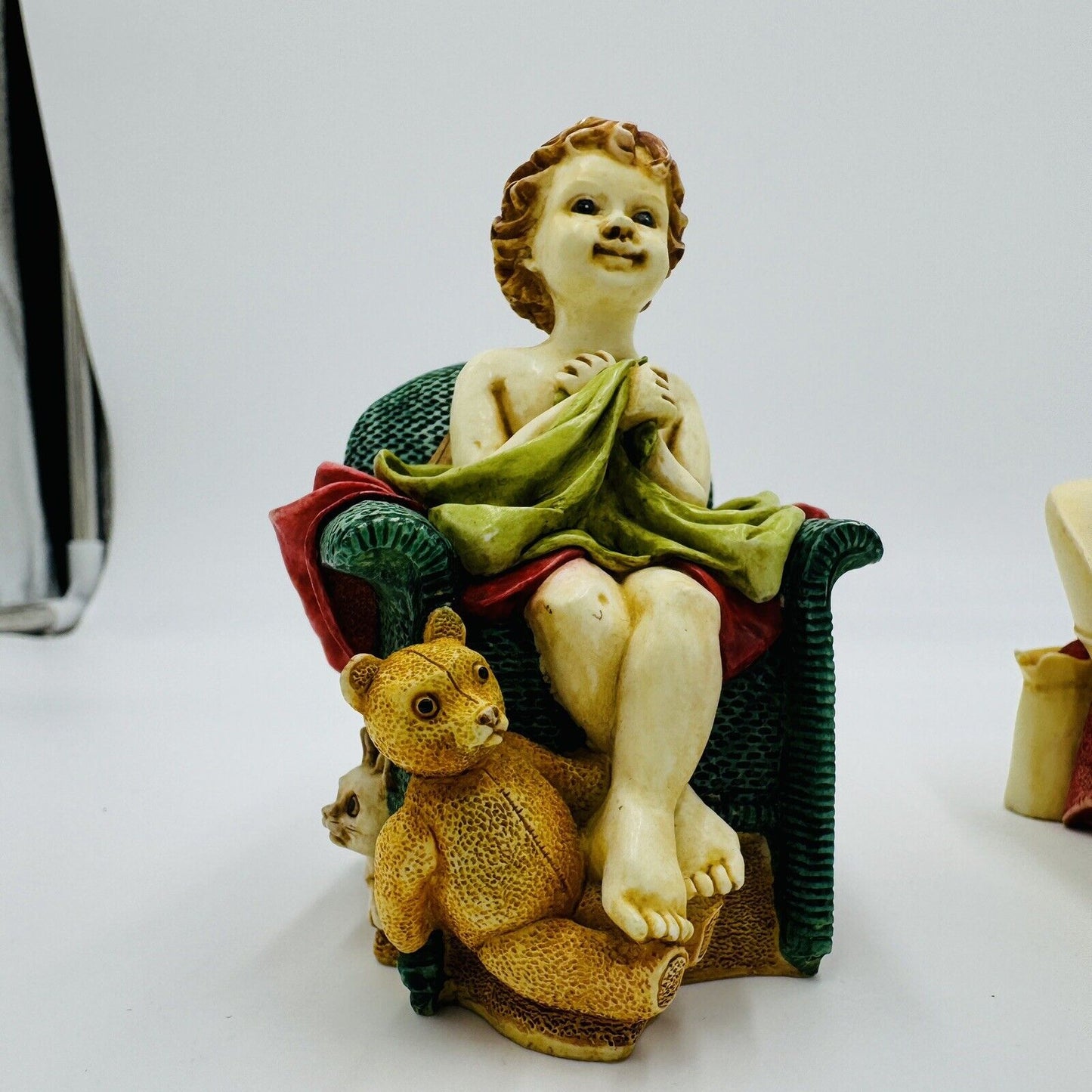 Harmony kingdom Angelique joyeaux noel pastille set Trinket Box Figurine Vintage