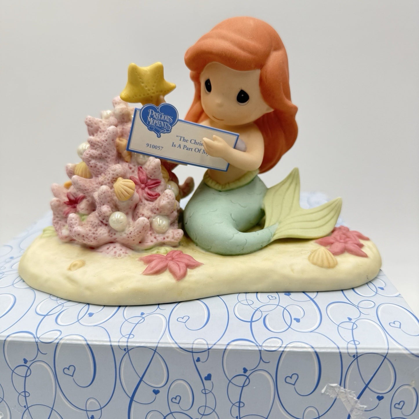Precious Moments Disney Christmas Spirit is a Part of My World Ariel Figurine