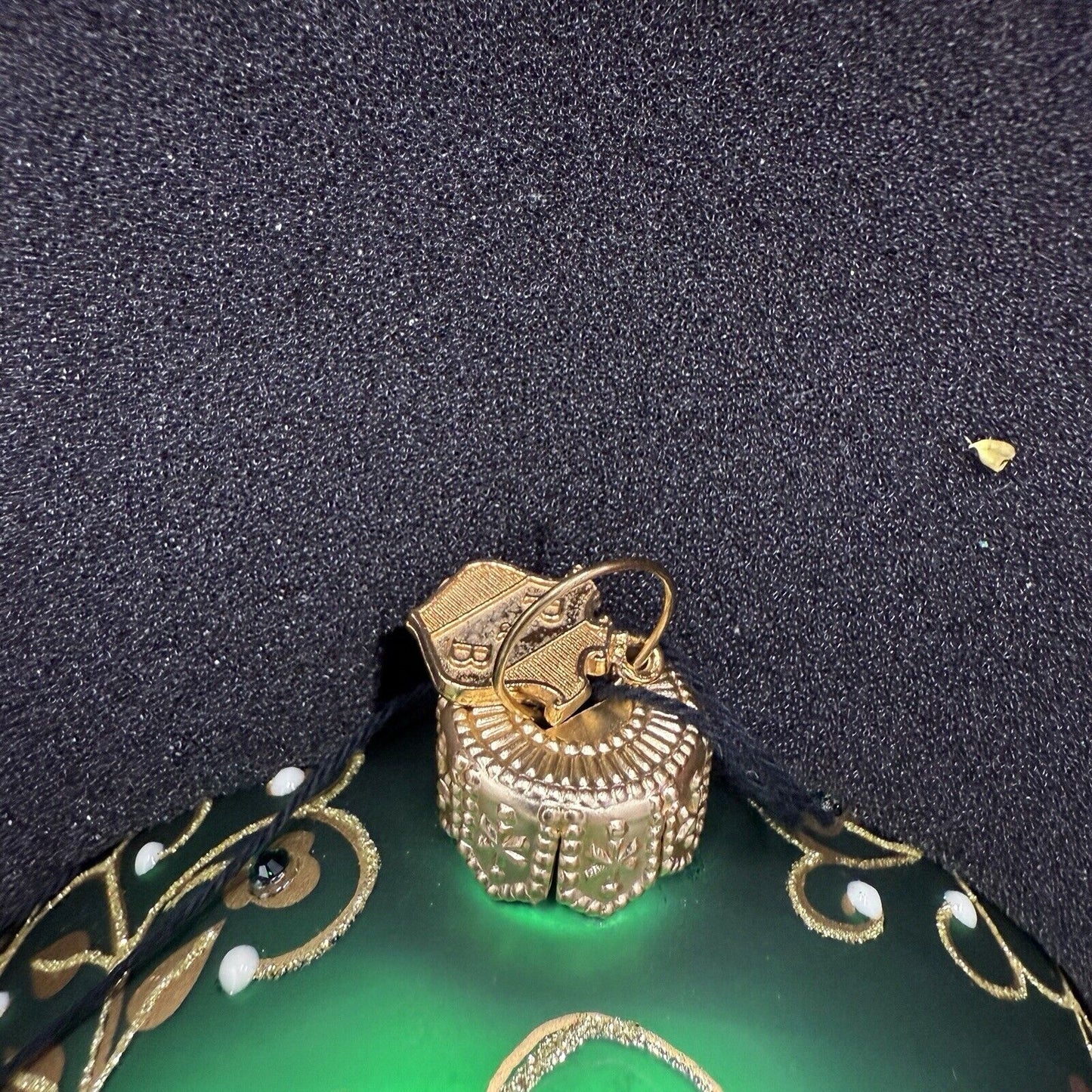 Reed & Barton Gold Trellis Ball 4” #C3413G Fine Handmade European Ornaments
