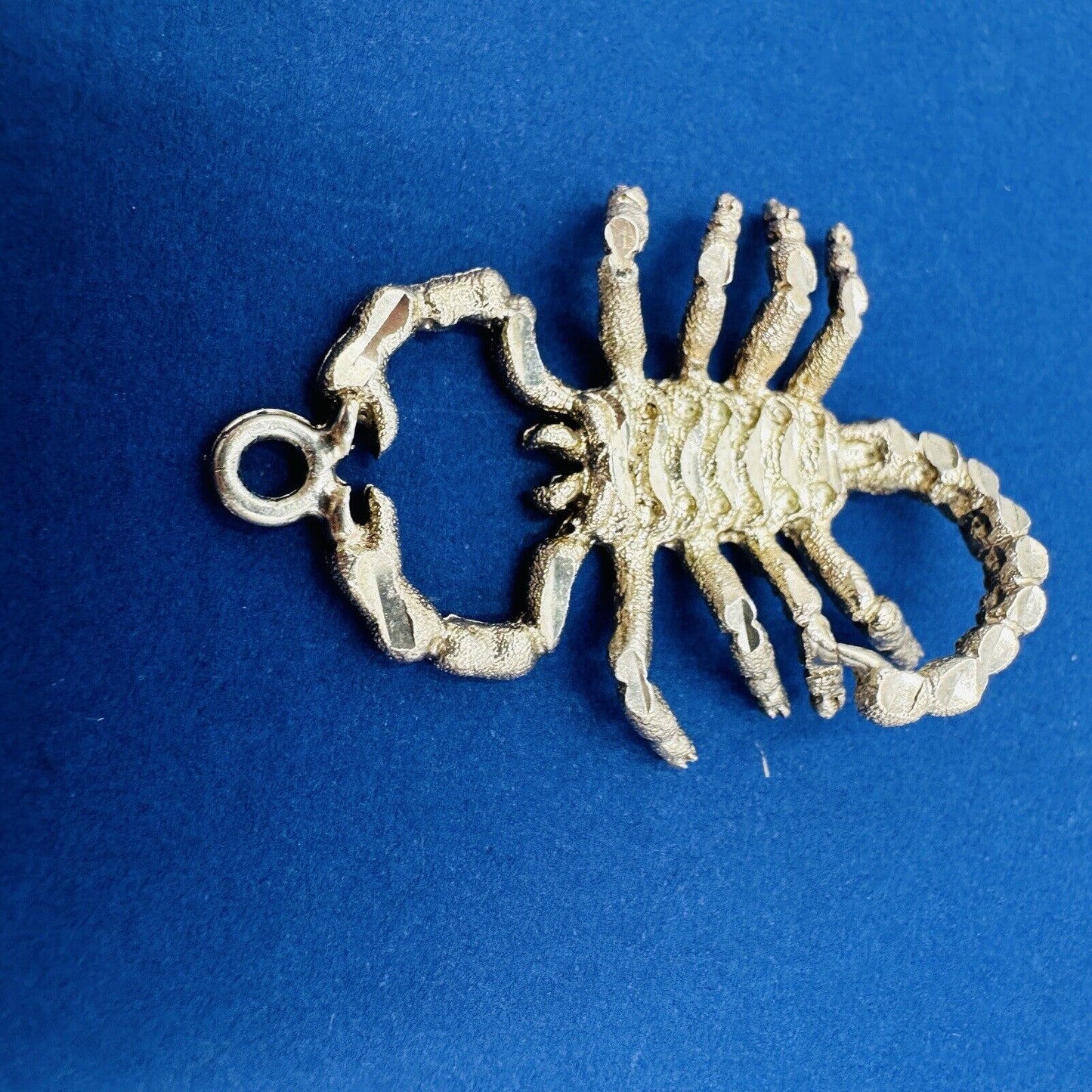 925 Sterling Silver Scorpion Pendant Jewelry Vintage Shiny Large 1 Of A KIND