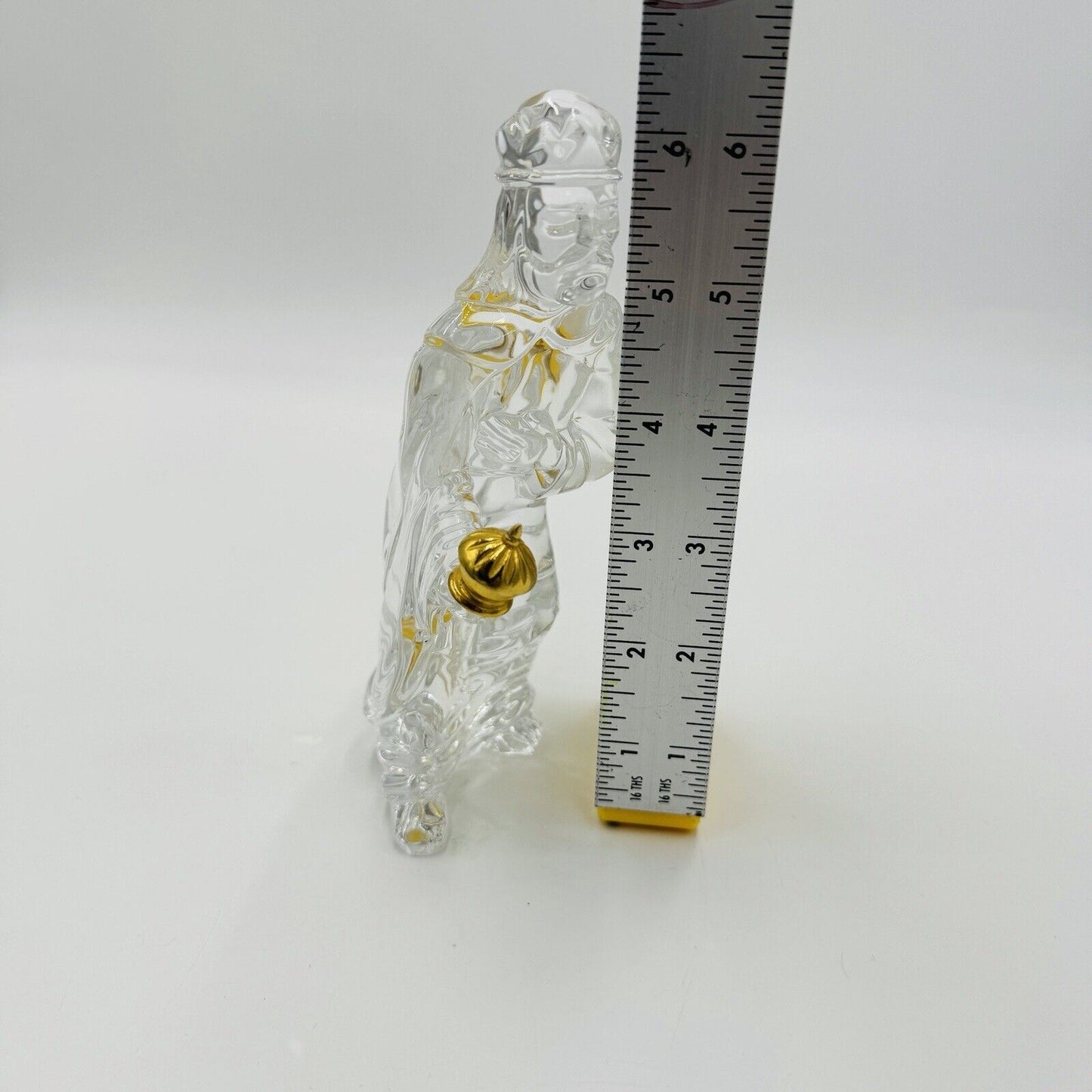 Waterford Crystal Millennium Nativity Wiseman King Gaspar Gold Wise Man Figurine