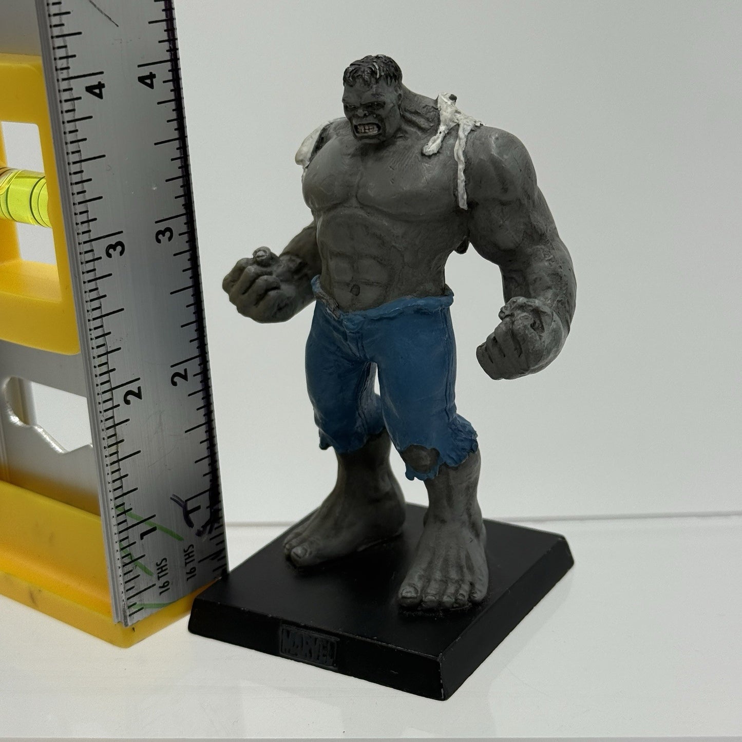 TM &2007 Marvel The Hulk 4”Grey Variant Classic Figurine Diecast Metal AUM/5316