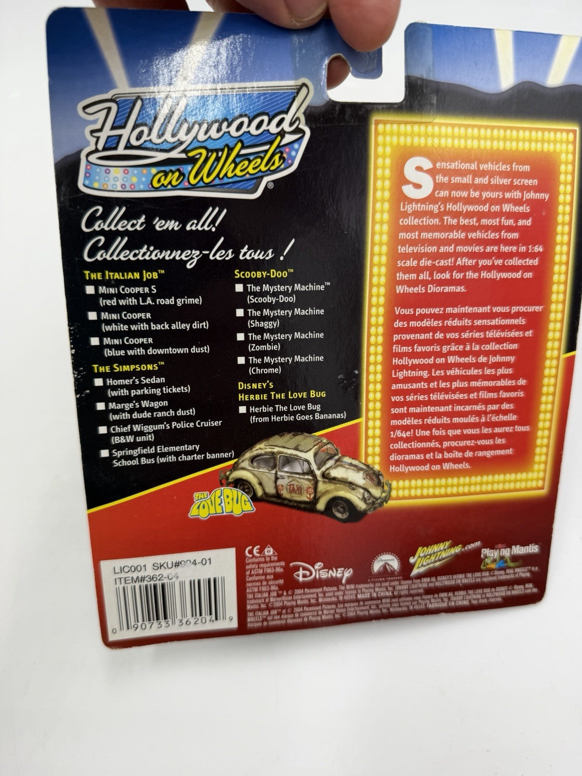 Johnny Lightning The Italian Job Mini Cooper Hollywood on Wheels Blue Dust NIB