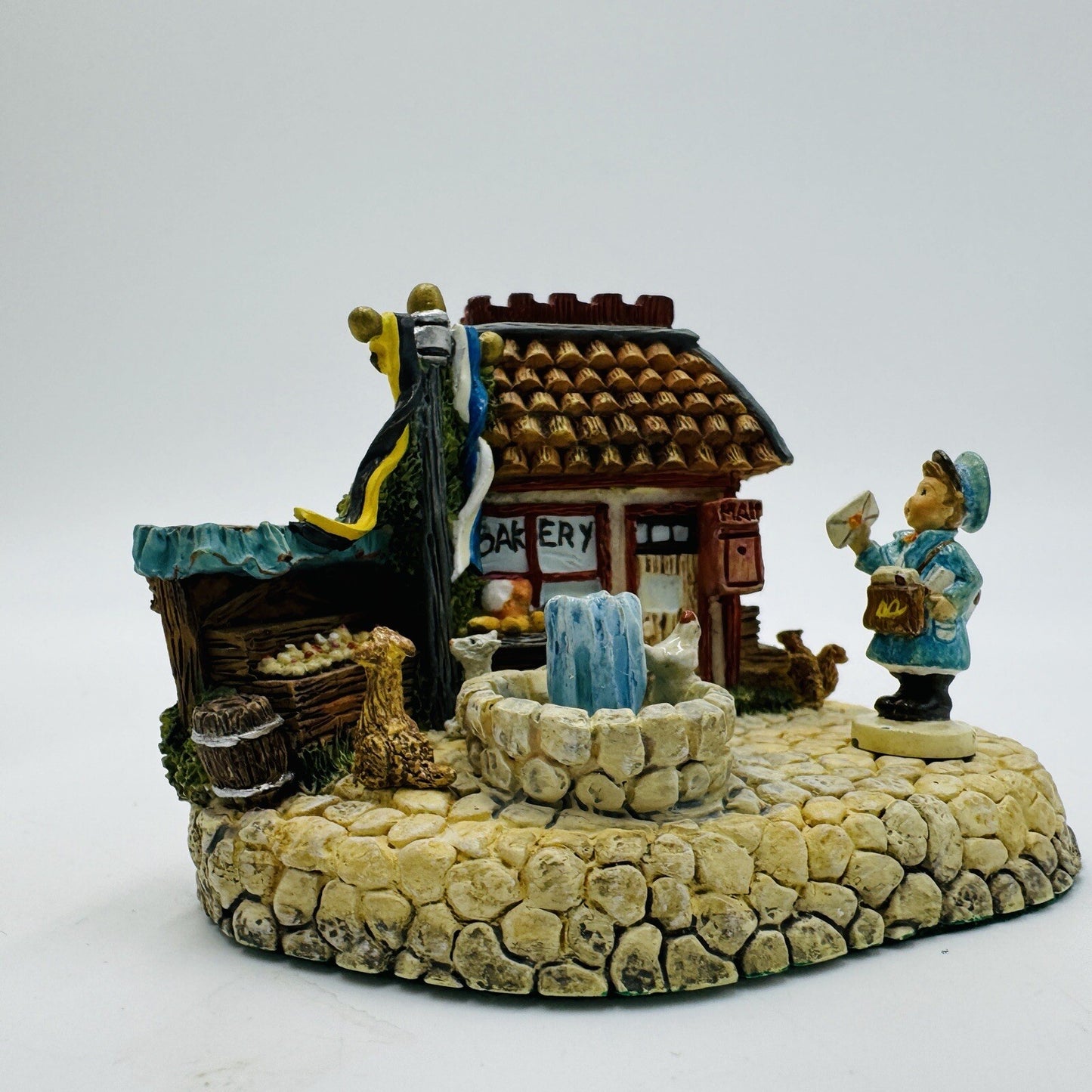The Danbury Mint Hummel Goebel Miniature Figurine Postman 295-P Rare Set