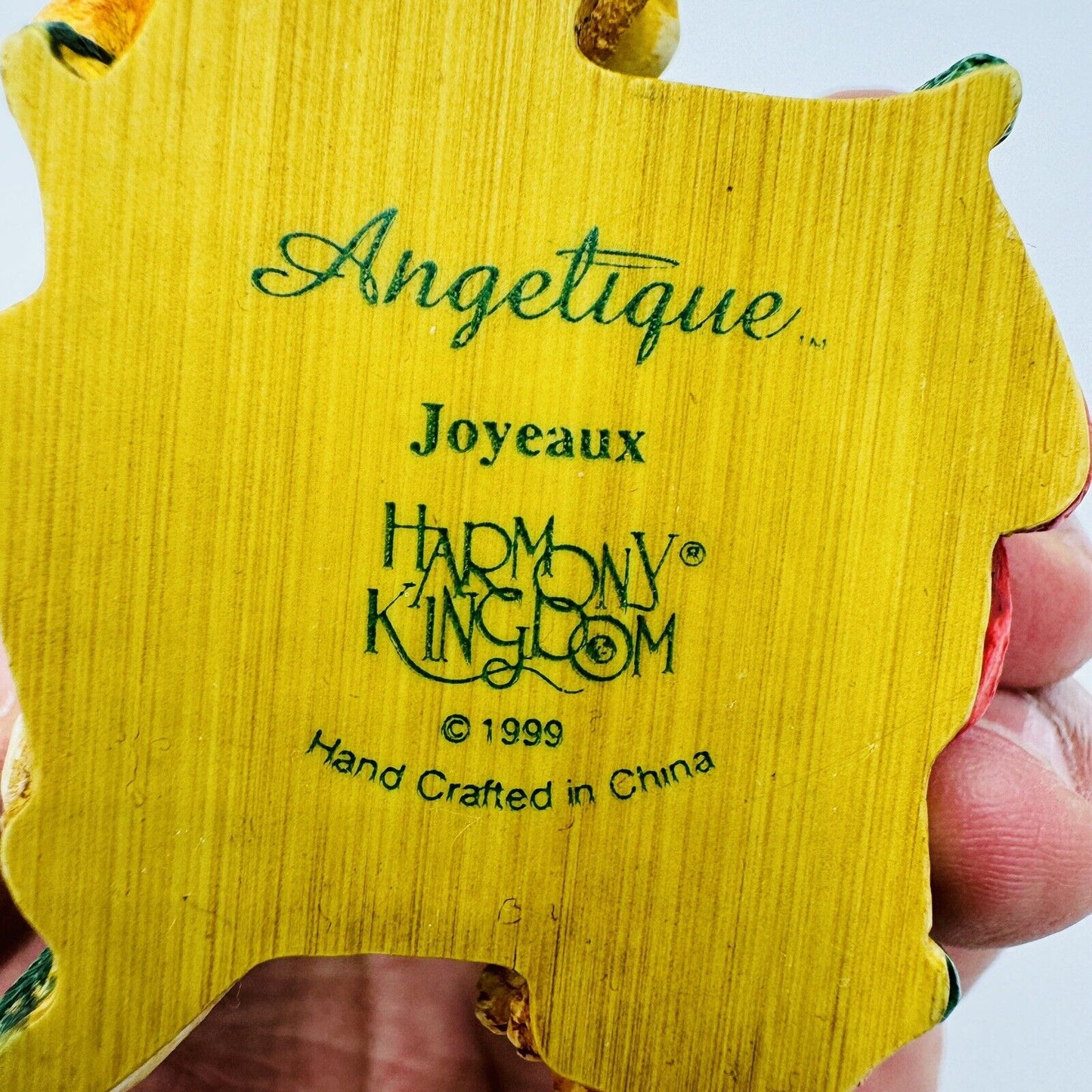 Harmony kingdom Angelique joyeaux noel pastille set Trinket Box Figurine Vintage