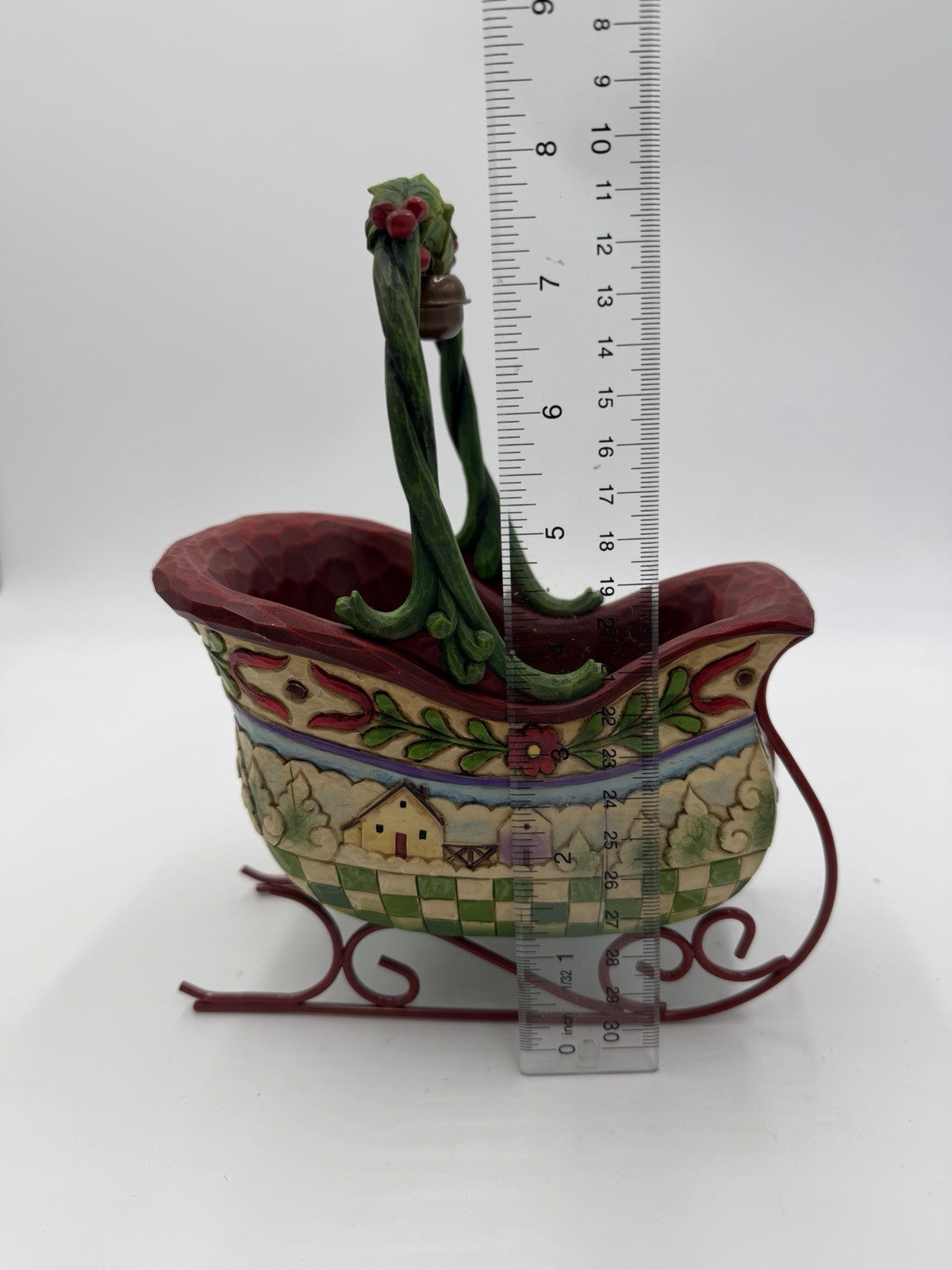 Jim Shore Heartwood Creek Sleigh Bells Ring Christmas Tabletop Figurine