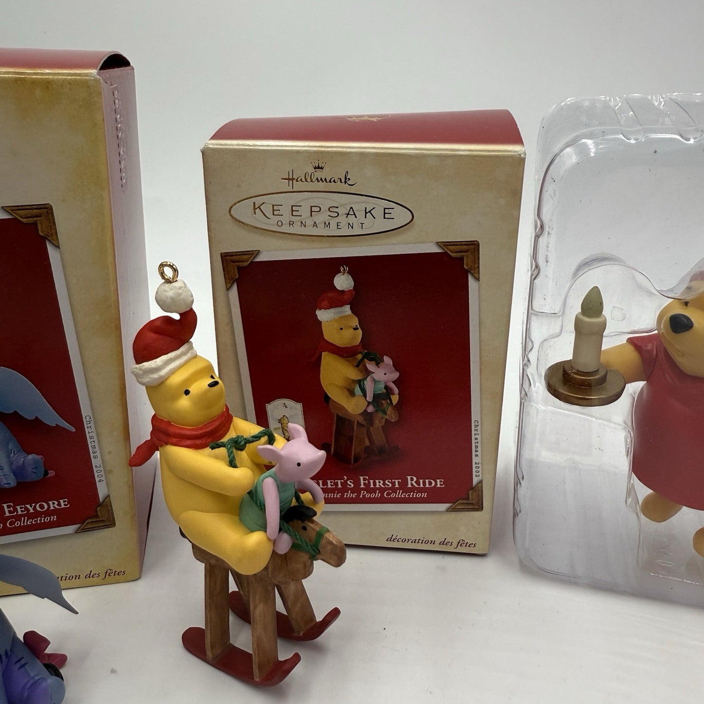 Hallmark Keepsake Winnie The Pooh Tigger Piglet Eeyore Ornaments Christmas Set 4