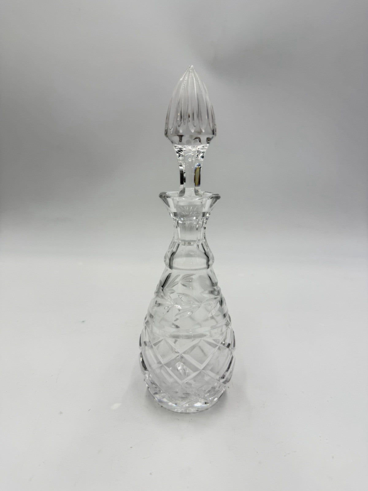 Waterford Crystal Oil Vinegar Cruet Glandore Pattern Ireland Vintage W/stopper