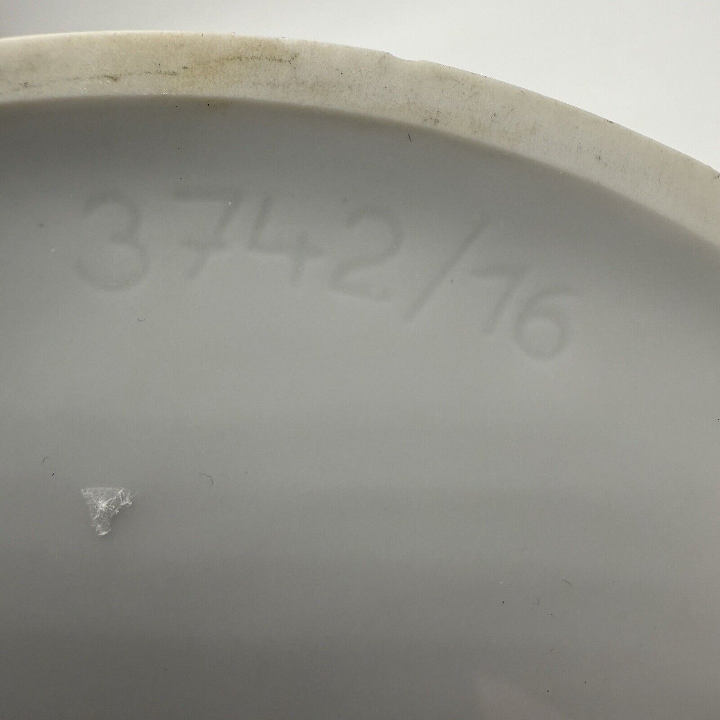 Rosenthal Germany White Geometric Op Art Porcelain Vase Ambrogio Pozzi 5”
