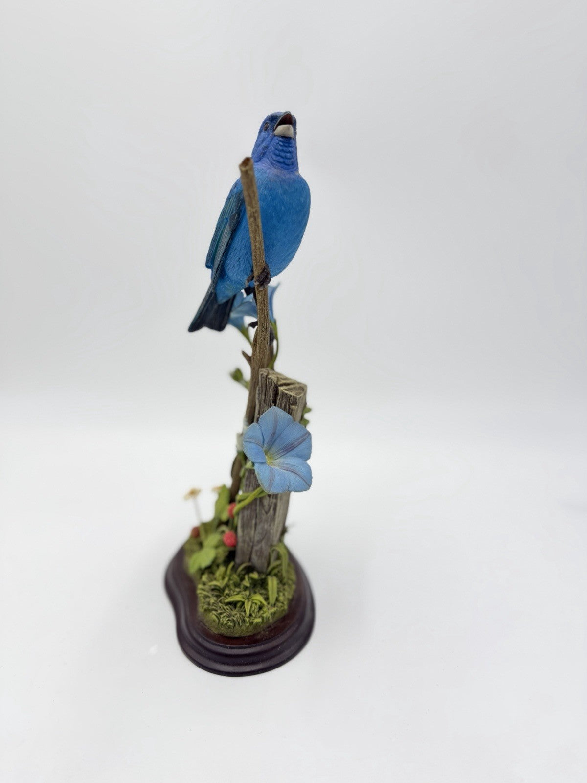 Rare Danbury Mint Sapphire Song Blue Bird Figurine By JEFF RECHIN 11”x5”