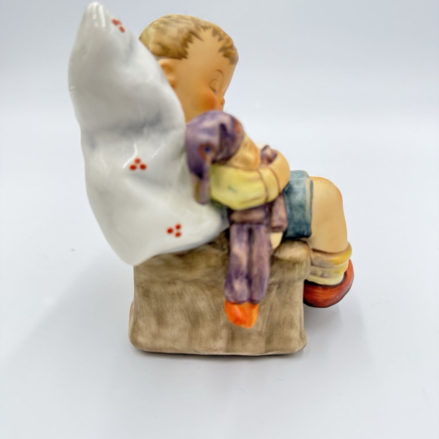 Hummel Figurine "Just Dozing" # 451 1997 Germany Porcelain Goebel 4” Rare Boy