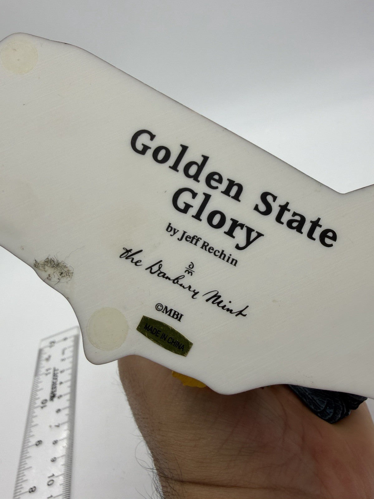 Danbury Mint Golden State Glory California Quail Jeff Rechin Figurine Rare Vtg