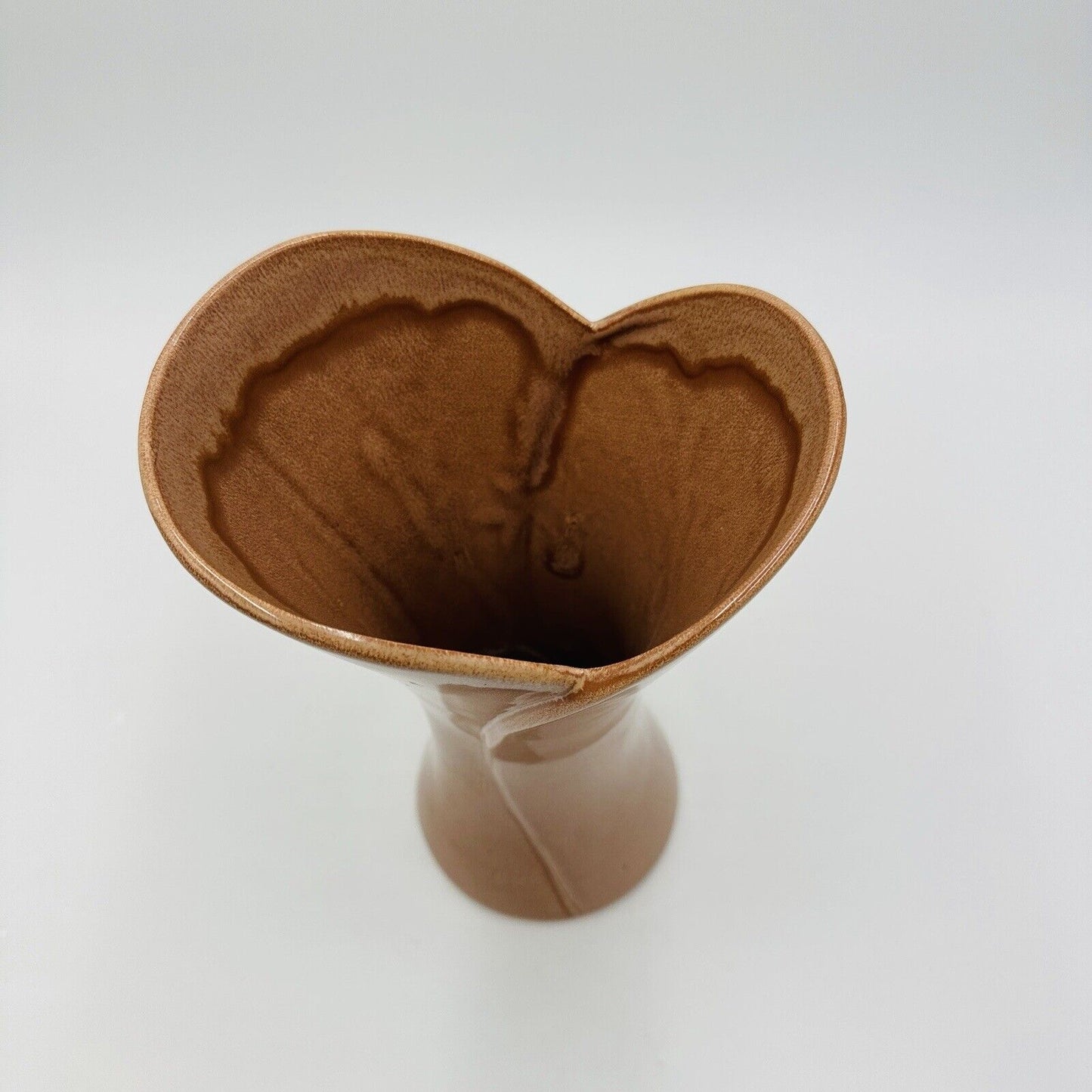 Red Wing Vase Pottery Tan Brown 10 1/2" USA 1625 Large Decor Vintage MCM
