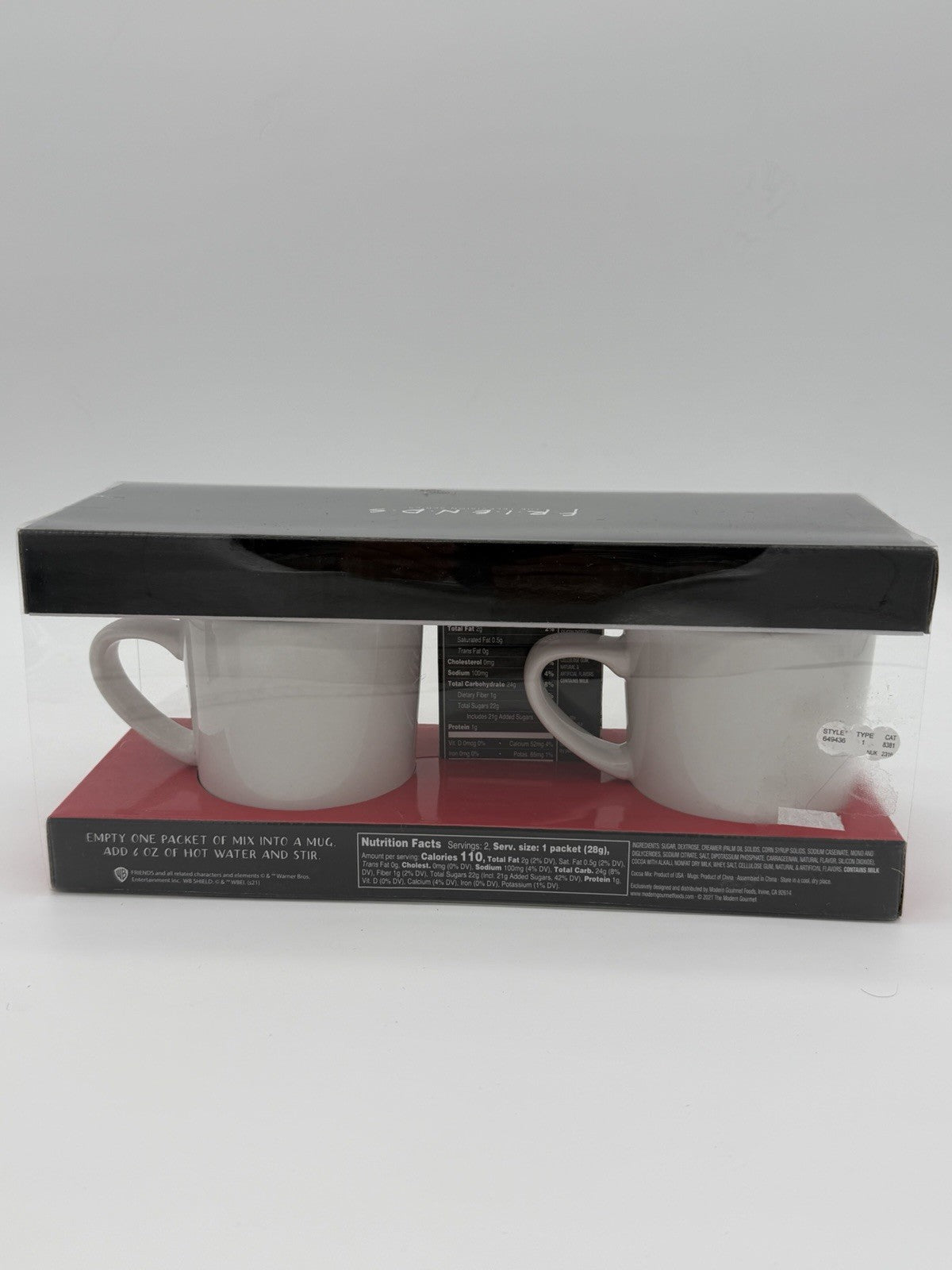 Friends TV Show Mugs & Cocoa Gift Set Christmas Better With Friends Warner Bros
