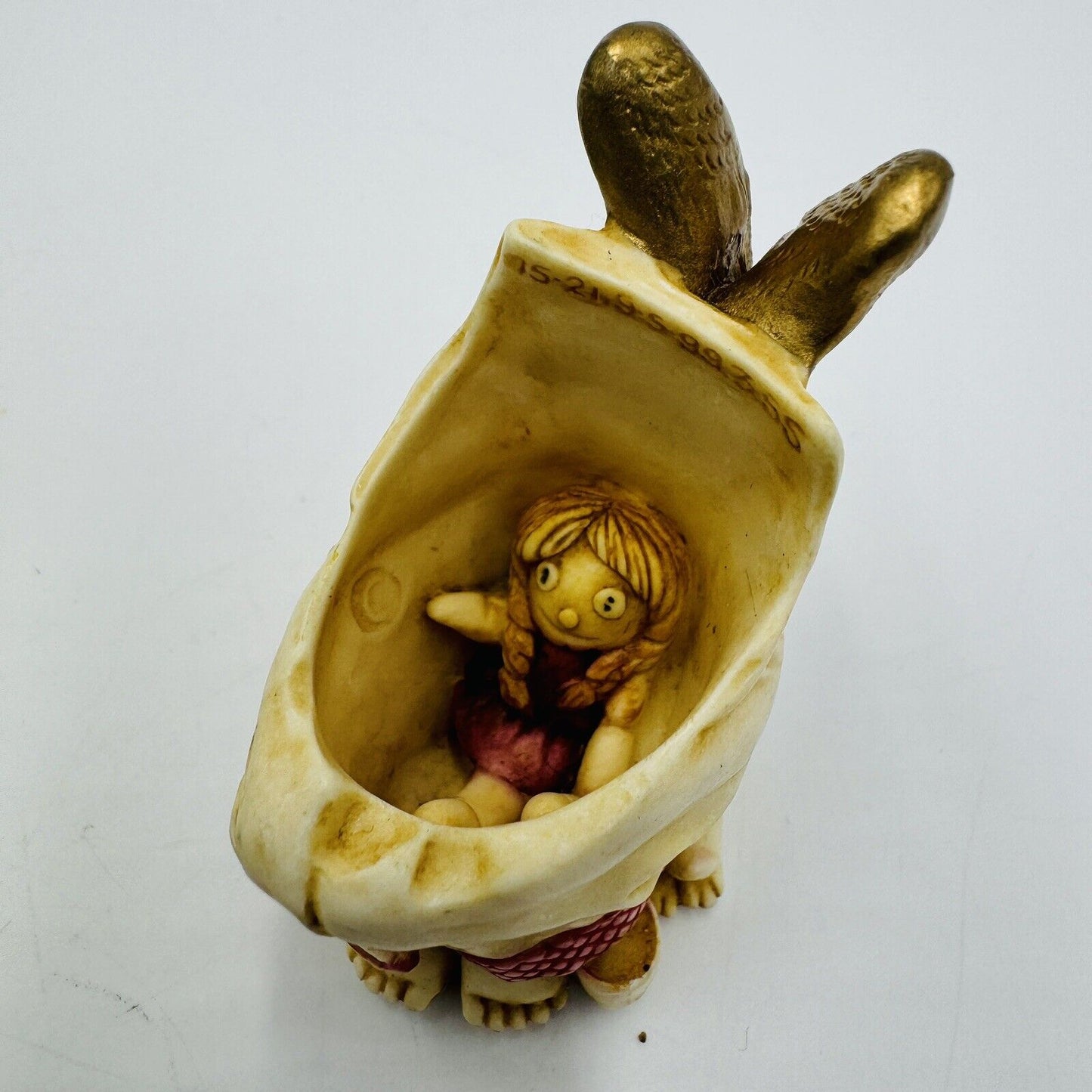 Harmony kingdom Angelique joyeaux noel pastille set Trinket Box Figurine Vintage