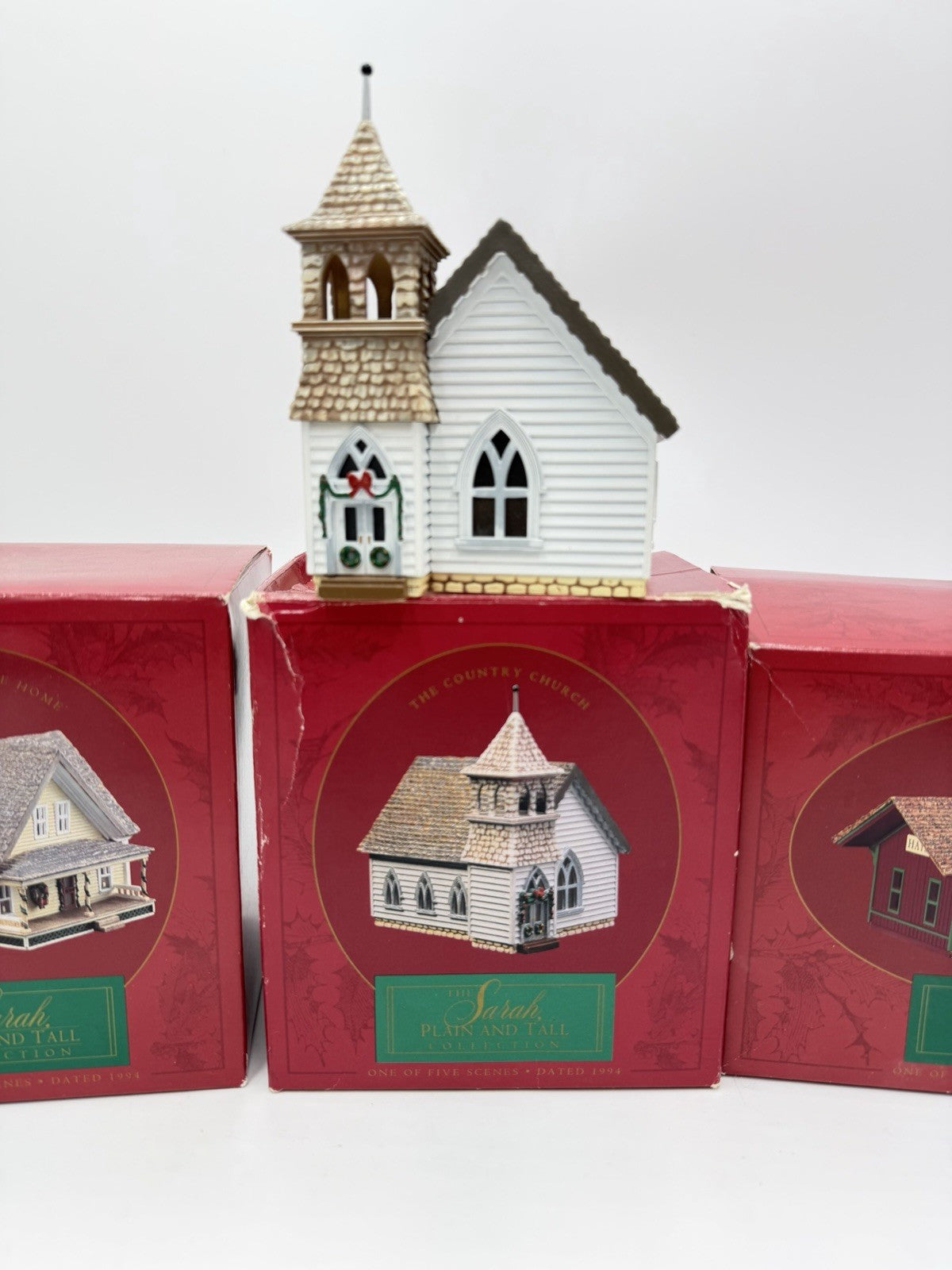 Hallmark Sarah Plain & tall collection Country Church Prairie Home & Hays Statio