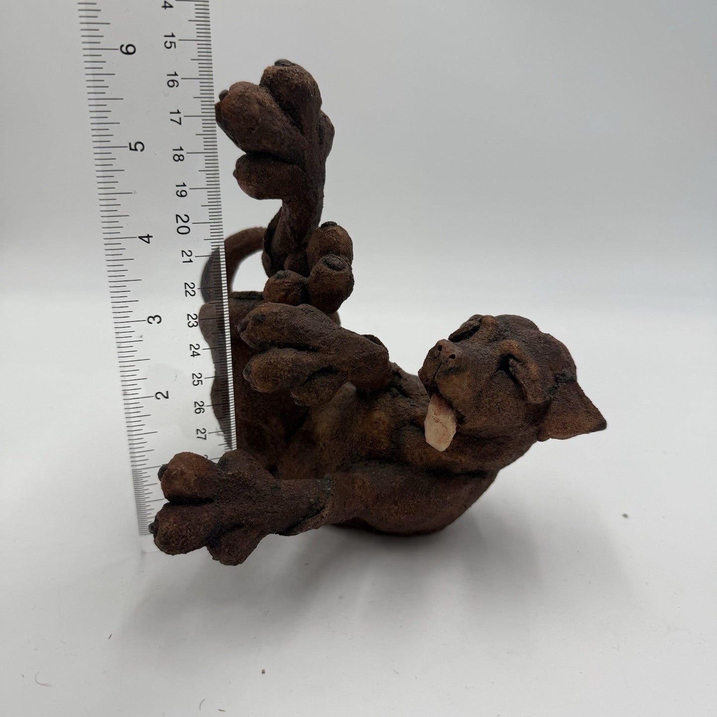 Country artists a breed apart chocolate Lab dog figurine by Willits designs
