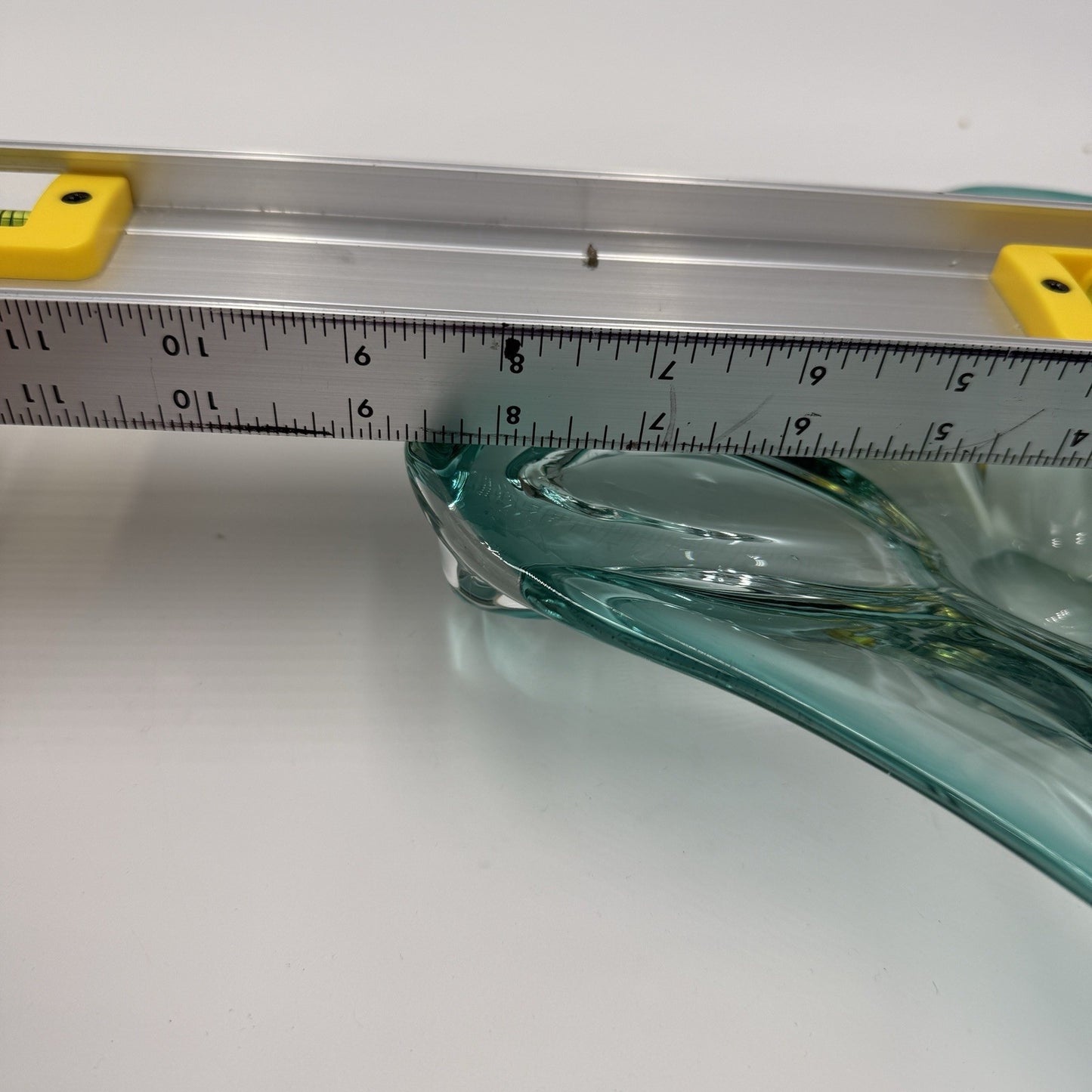 Moebel Murano Dark Aqua Art Glass Bowl Antonio Da Ros Cenedese 1960's Italy