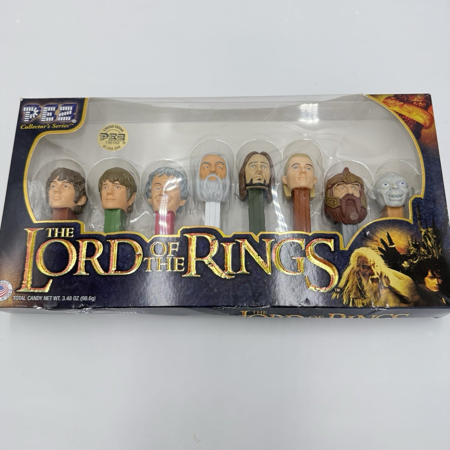 Pez Collectors Series The Lord Of The Rings Limited Edition 2011 Candy Dispenser