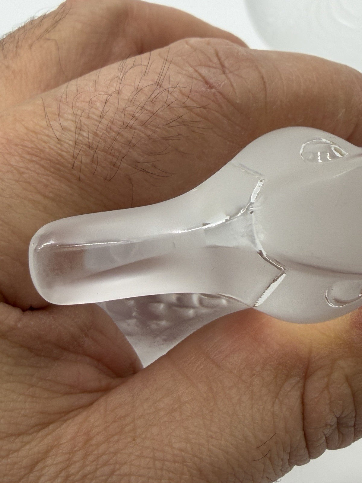 Lalique Paris France Crystal Duck Canard 2 Figurines 11657 & 11659 Vintage Pair