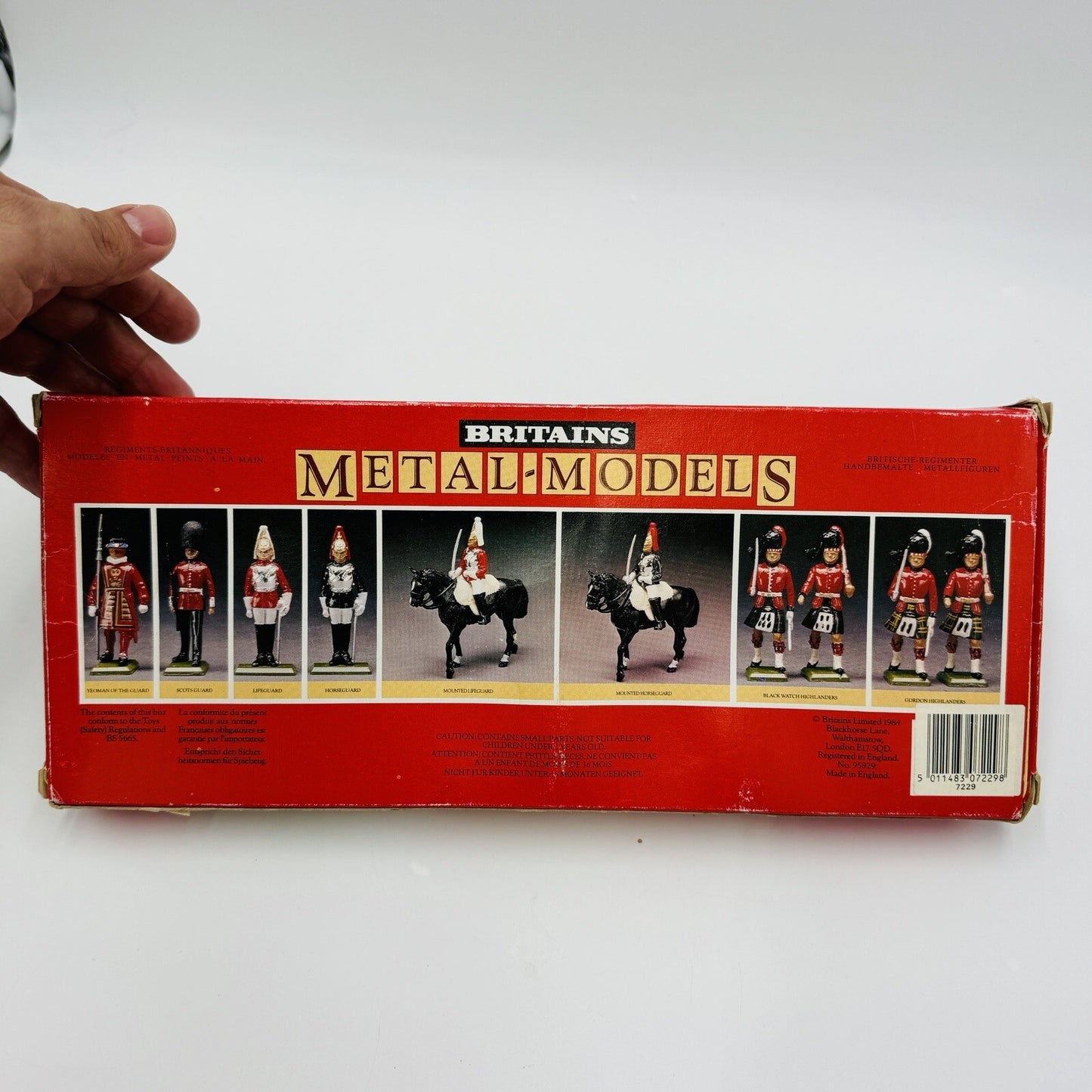 Vintage Britains Metal Models Mounted Lifeguard Hand Painted 1984 Toys