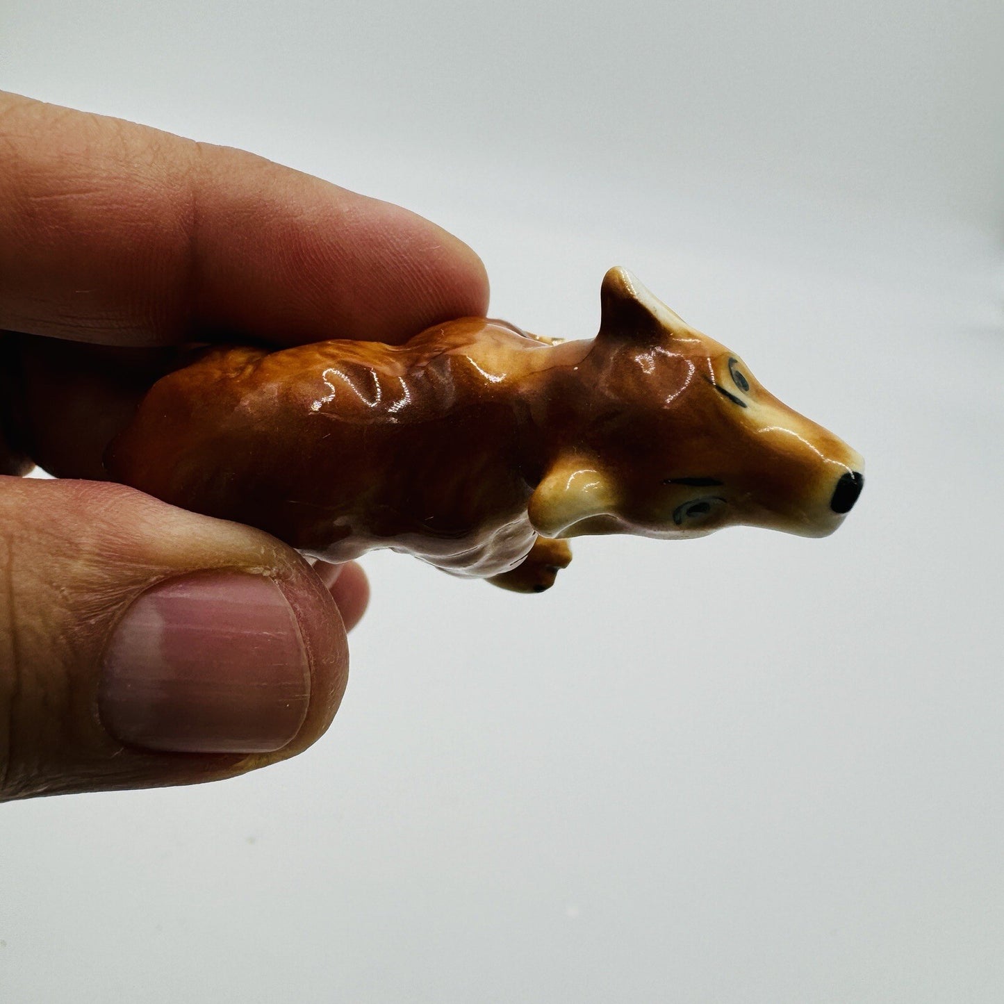 Hagen Renaker Bear Miniature Porcelain Figurine Rare Nature Tiny Cute